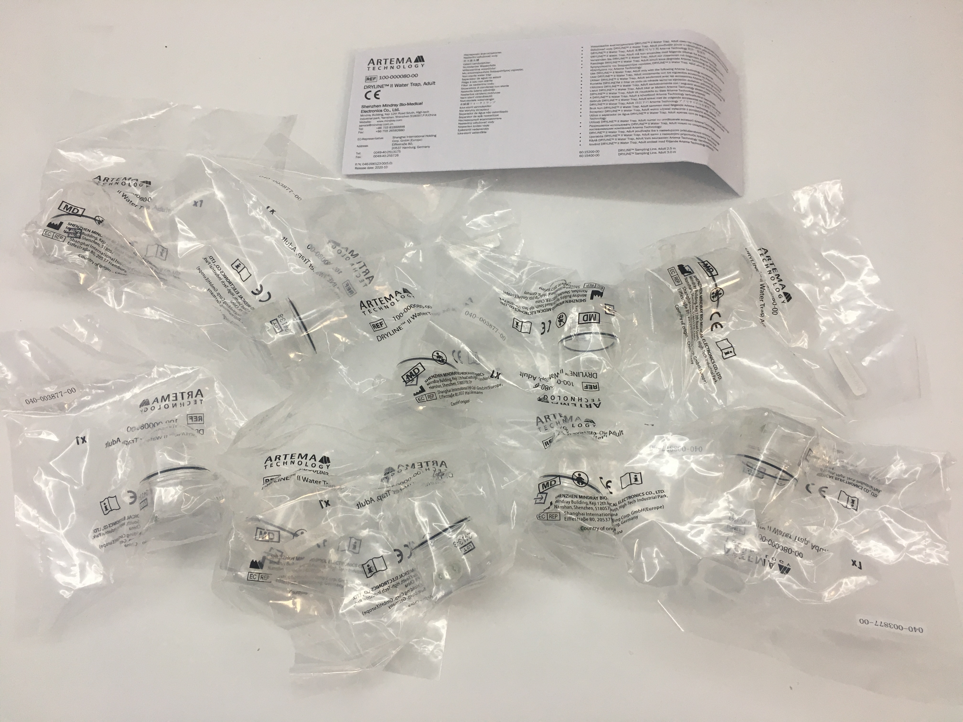 Perangkap air Mindray DRYLINE II 100-000080-00, Dewasa ATAU Kanak-kanak Asal Baharu