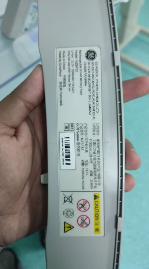 GE แบตเตอรี่ NZBP32 5500 mAH 55WH 11.1V สำหรับ VENUE 40 By GE Healthcare