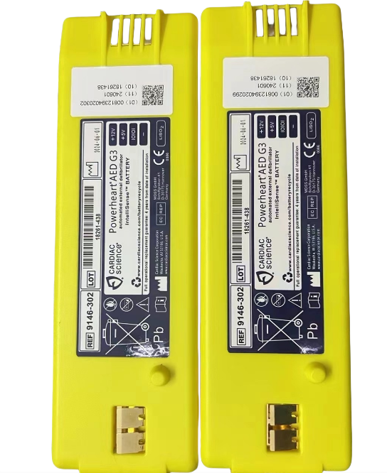 Cardiac Science Powerheart AED G3 เครื่องกระตุ้นหัวใจด้วยไฟฟ้าอัตโนมัติแบตเตอรี่ IntelliSense 9146-302