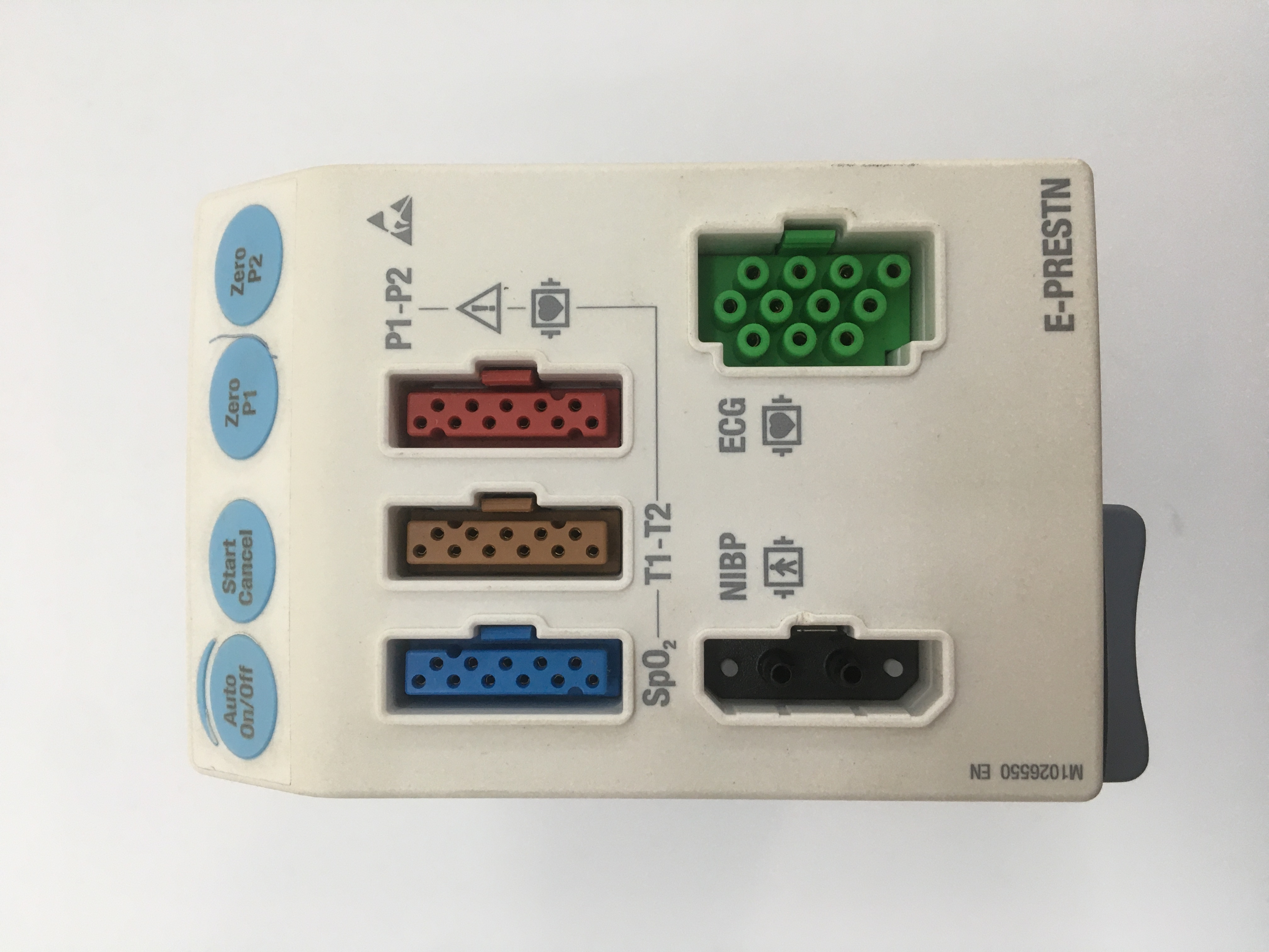 Unidad de módulo múltiple GE Datex Ohmeda E-PRESTN-00 ECG SpO2 Temp IBP