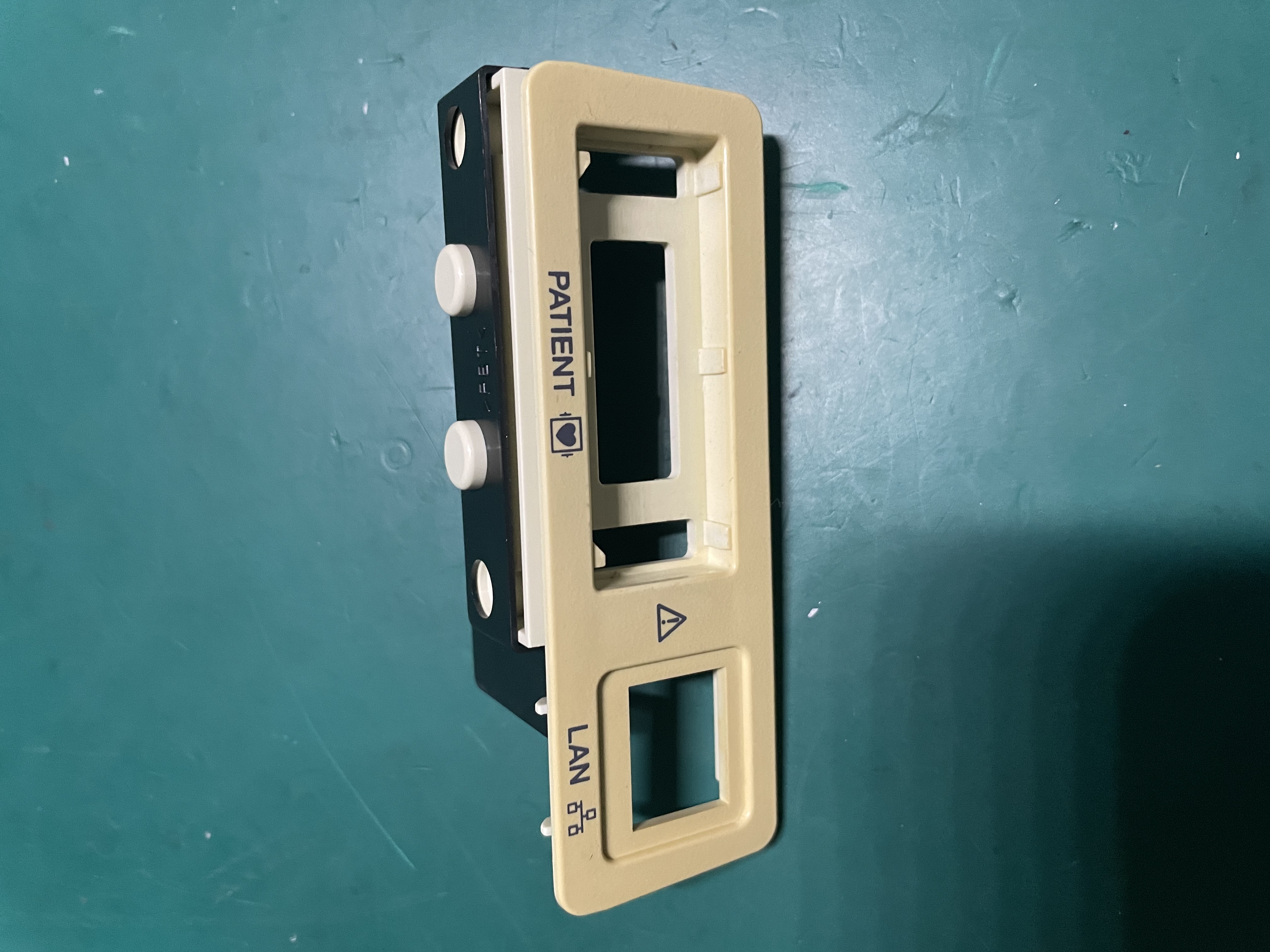 Conector del paciente de la máquina de ECG FUKUDA CardiMAX FX-7202 y conjunto de panel de interfaz de puerto LAN