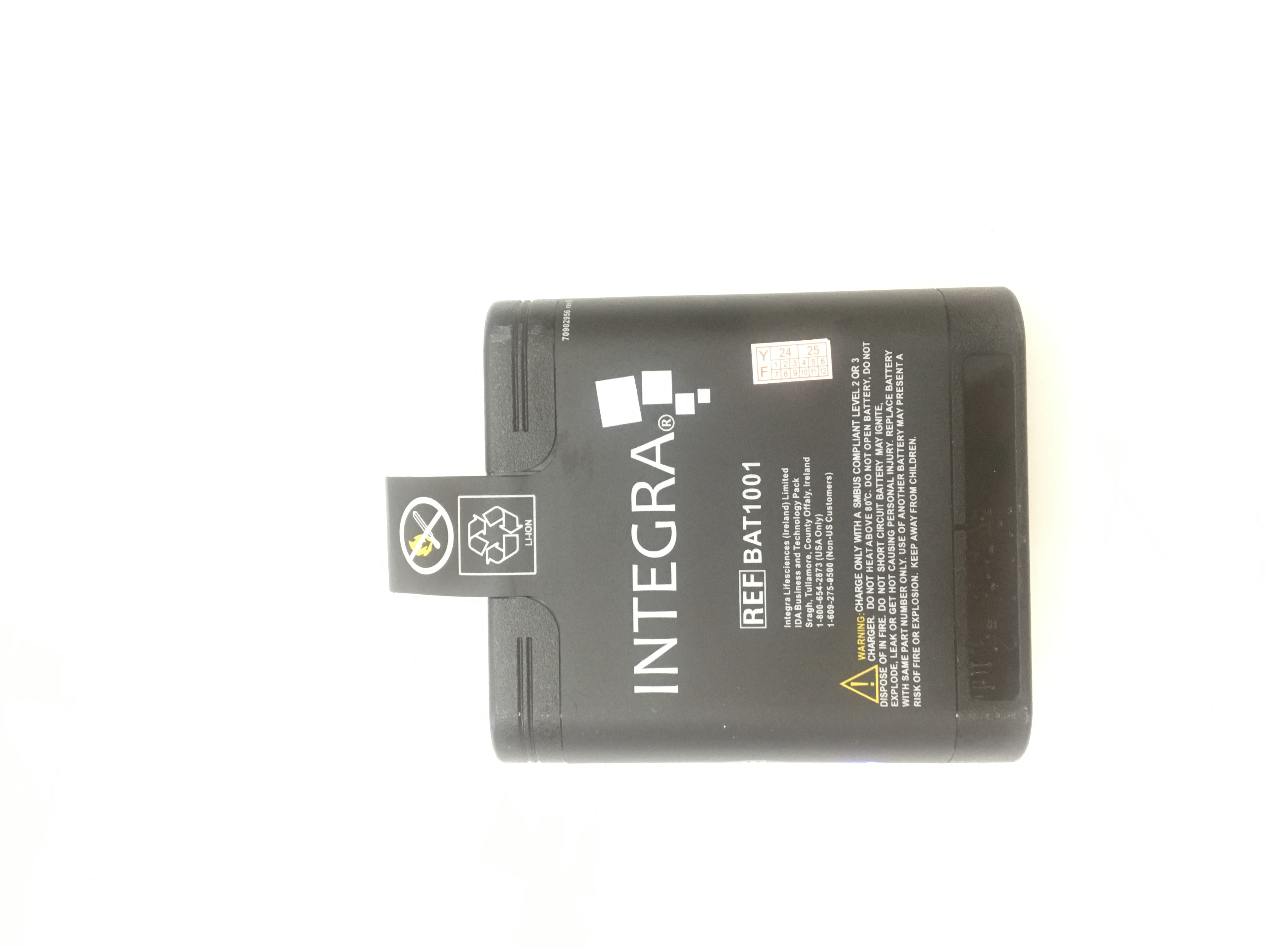 INSPIRED ENERGY Integra Battery REF BAT1001 ND2054LS31 REV 1.2 45Wh 3.1Ah