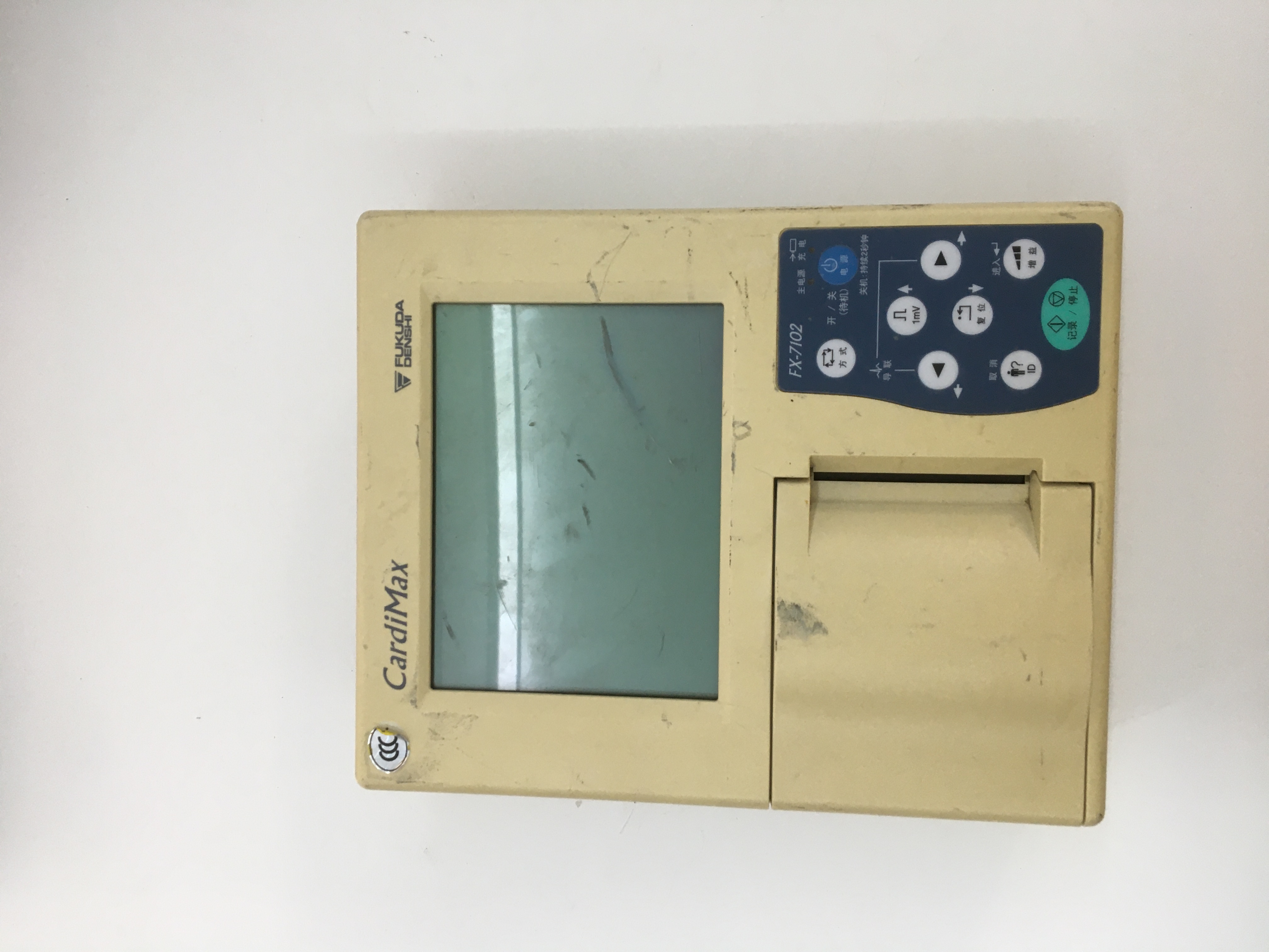Pemantau Pesakit Fukuda Denshi Mesin ECG CardiMax FX-7102 Elektrokardiograf
