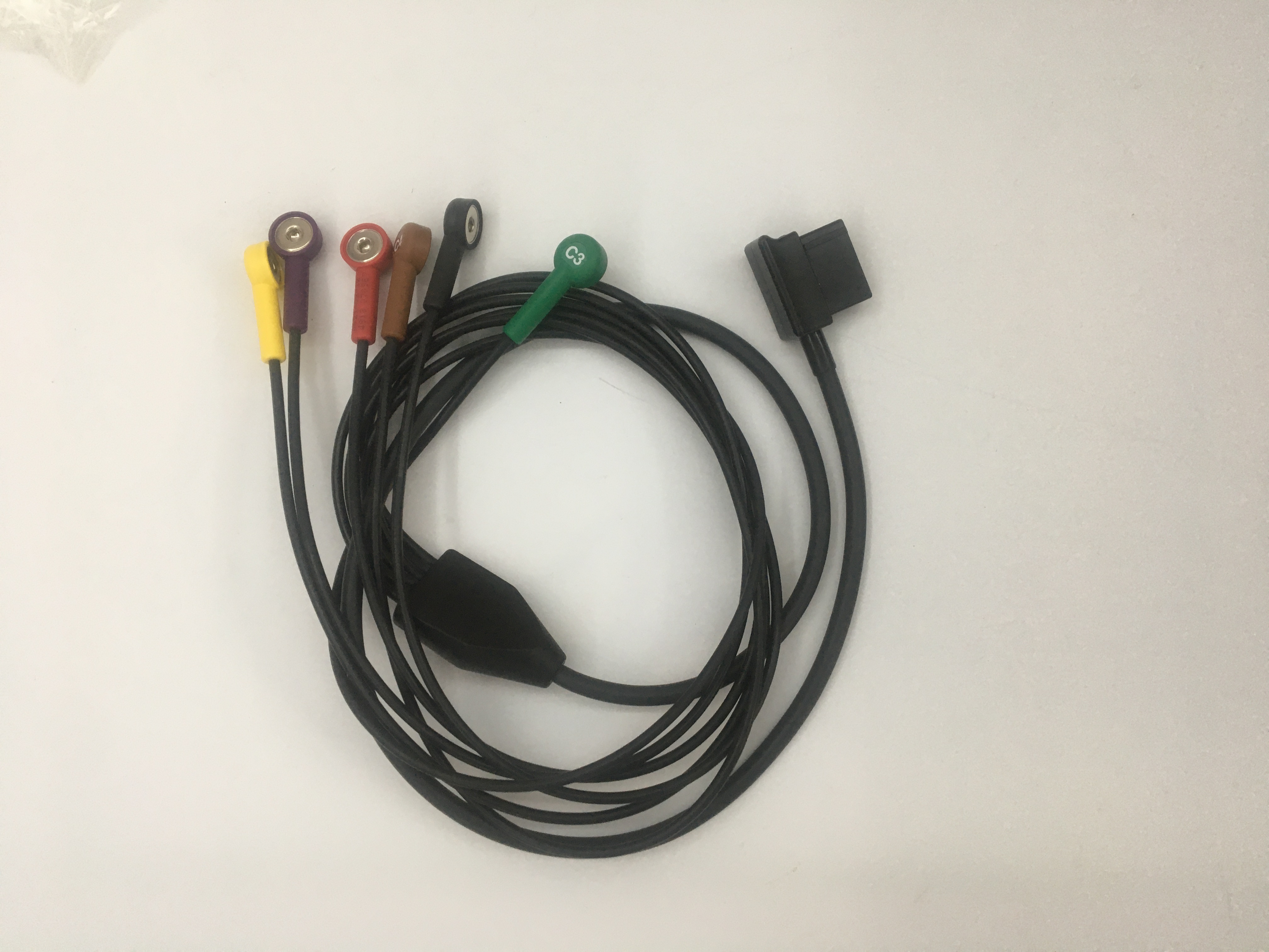 Zoll M Serve Defibrillator ECG Leads Chest 6 Leads Cable PN 3012-0021-02-12 REV B