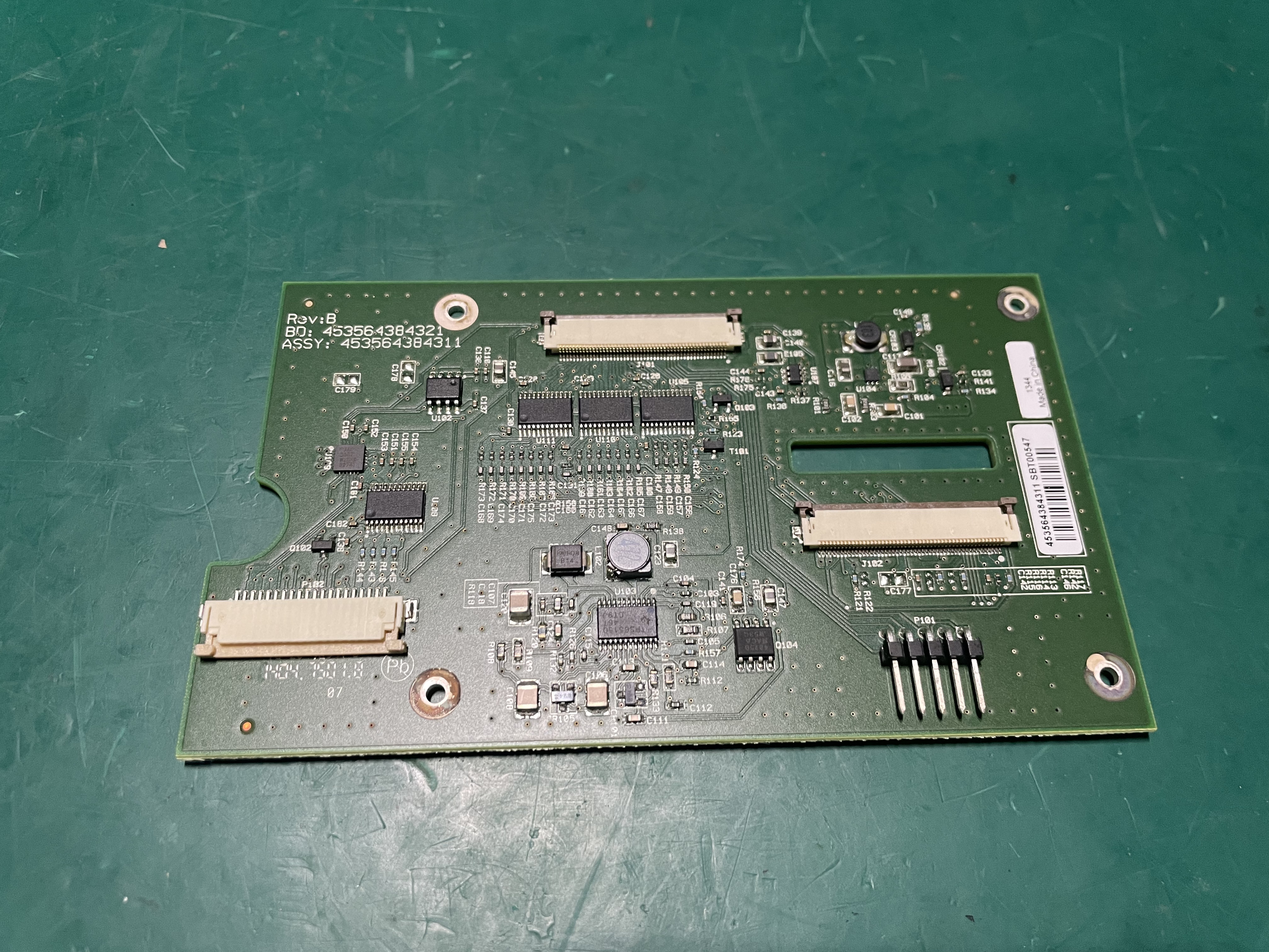 Placa de visualización de la máquina Philips TC10 ECG 453564384311 SBT00547