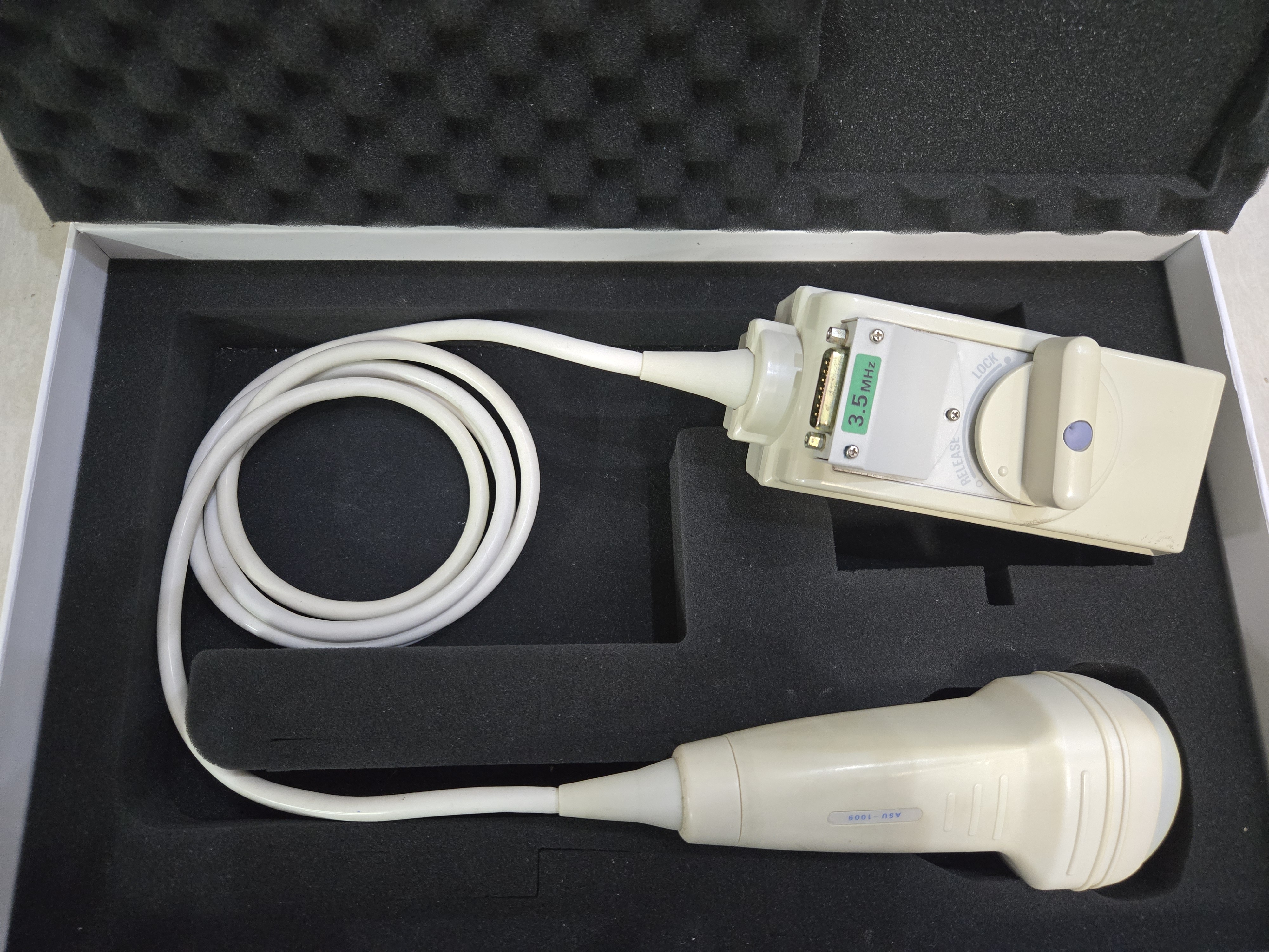 Aloka ASU-1009 3D4D Ultrasound Transducer Probe 3.5mz Used