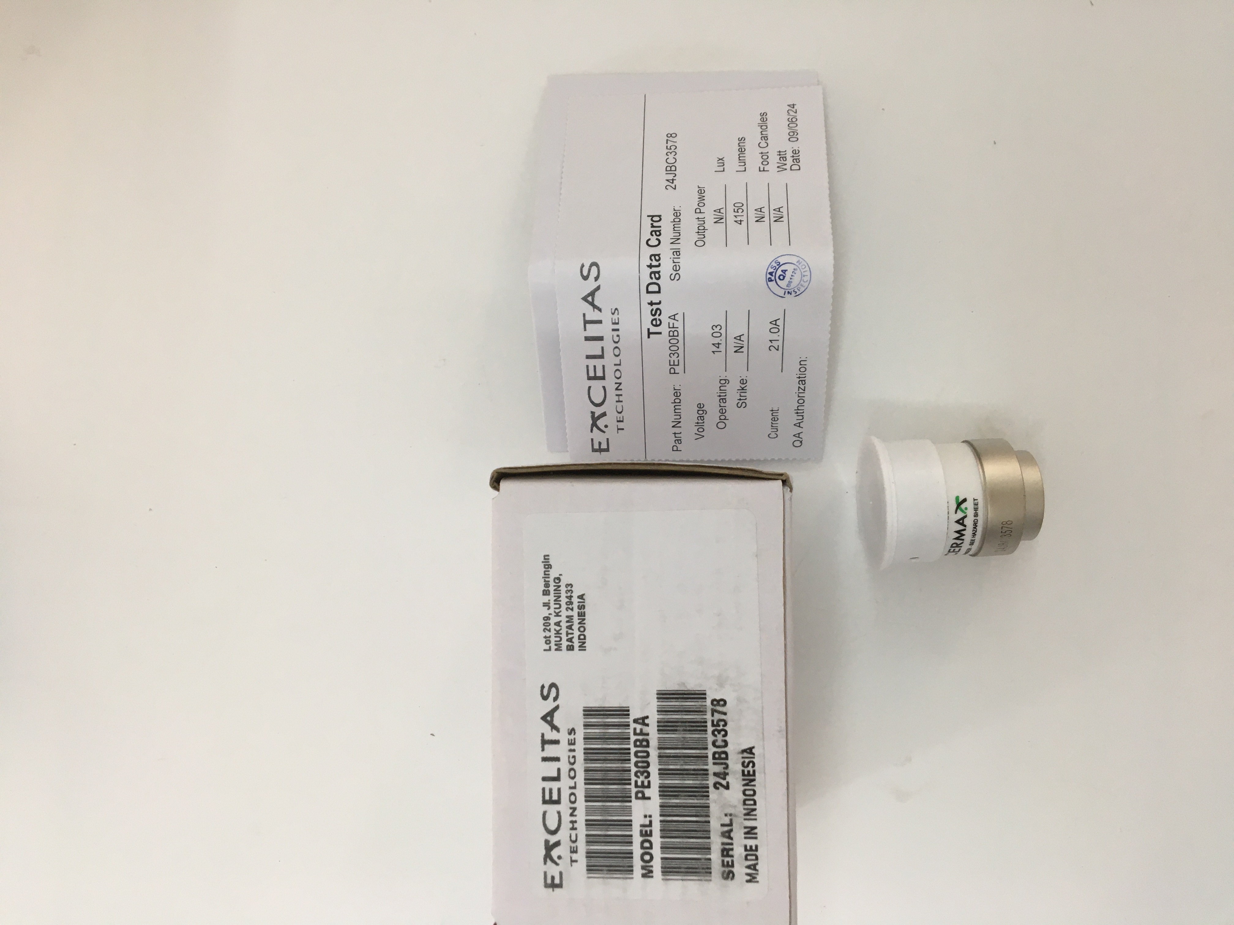 Excelitas Cermax Lámpara Xenón PE300BFA 300W Nueva Original