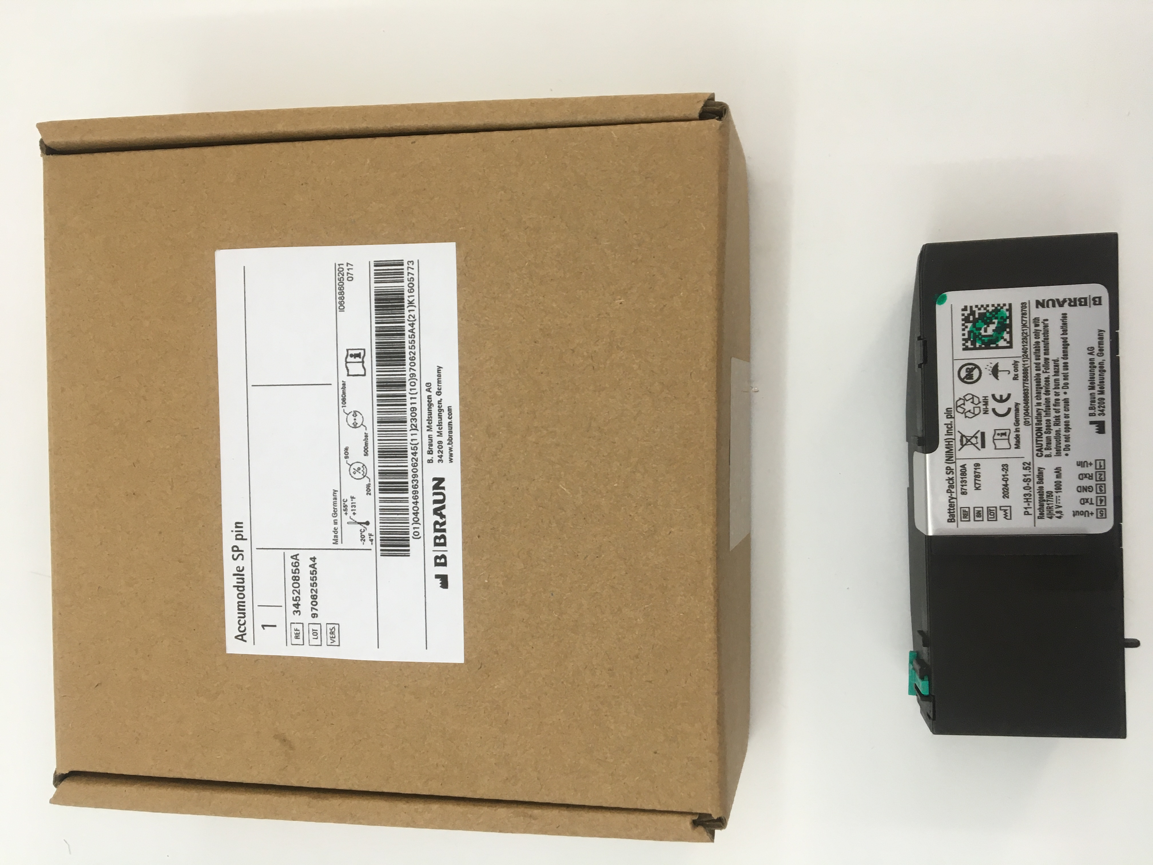 B Braun Infusomat Space Perfusor Space Battery 8713180 4.8v 2.1Ah New Original