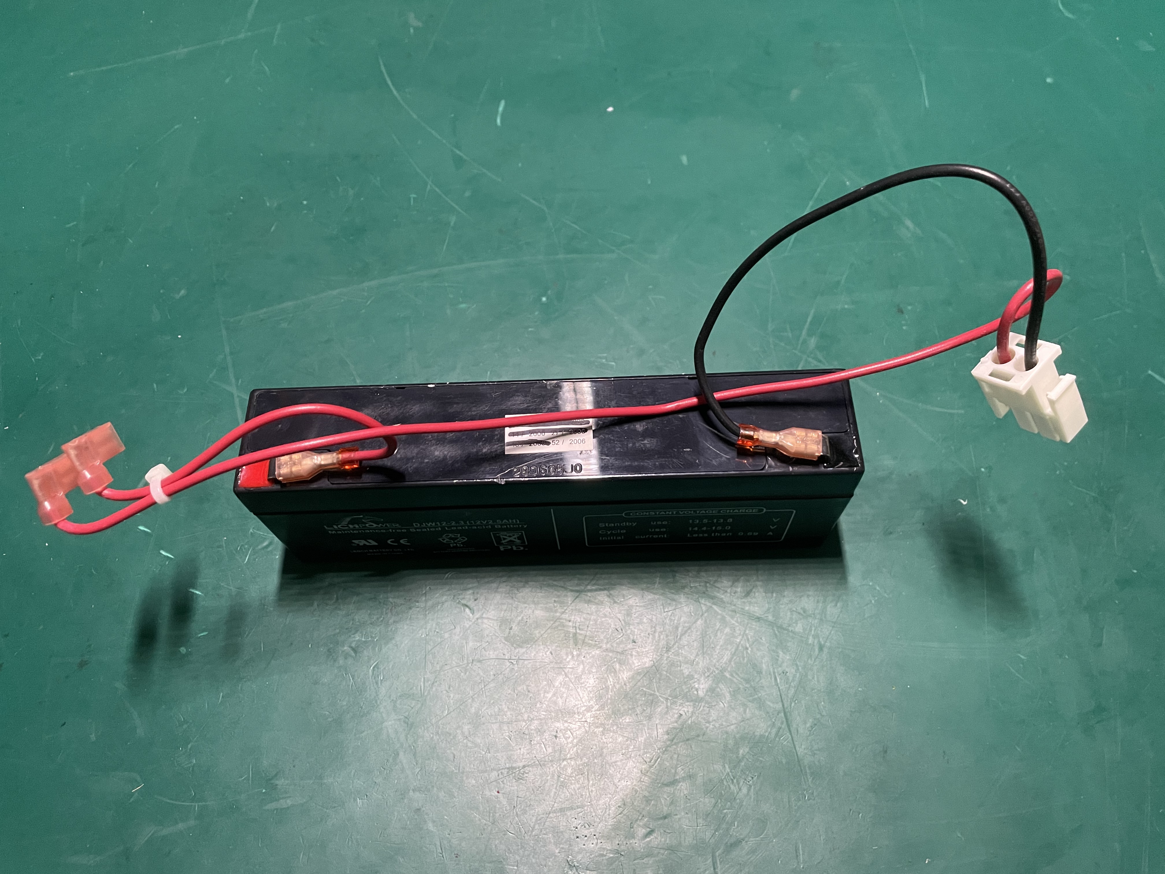 Mortara ELI 250 ECG Mesin Bebas Penyelenggaraan Bateri Asid Plumbum Termeterai DJW12-2.3 12V 2.5AH