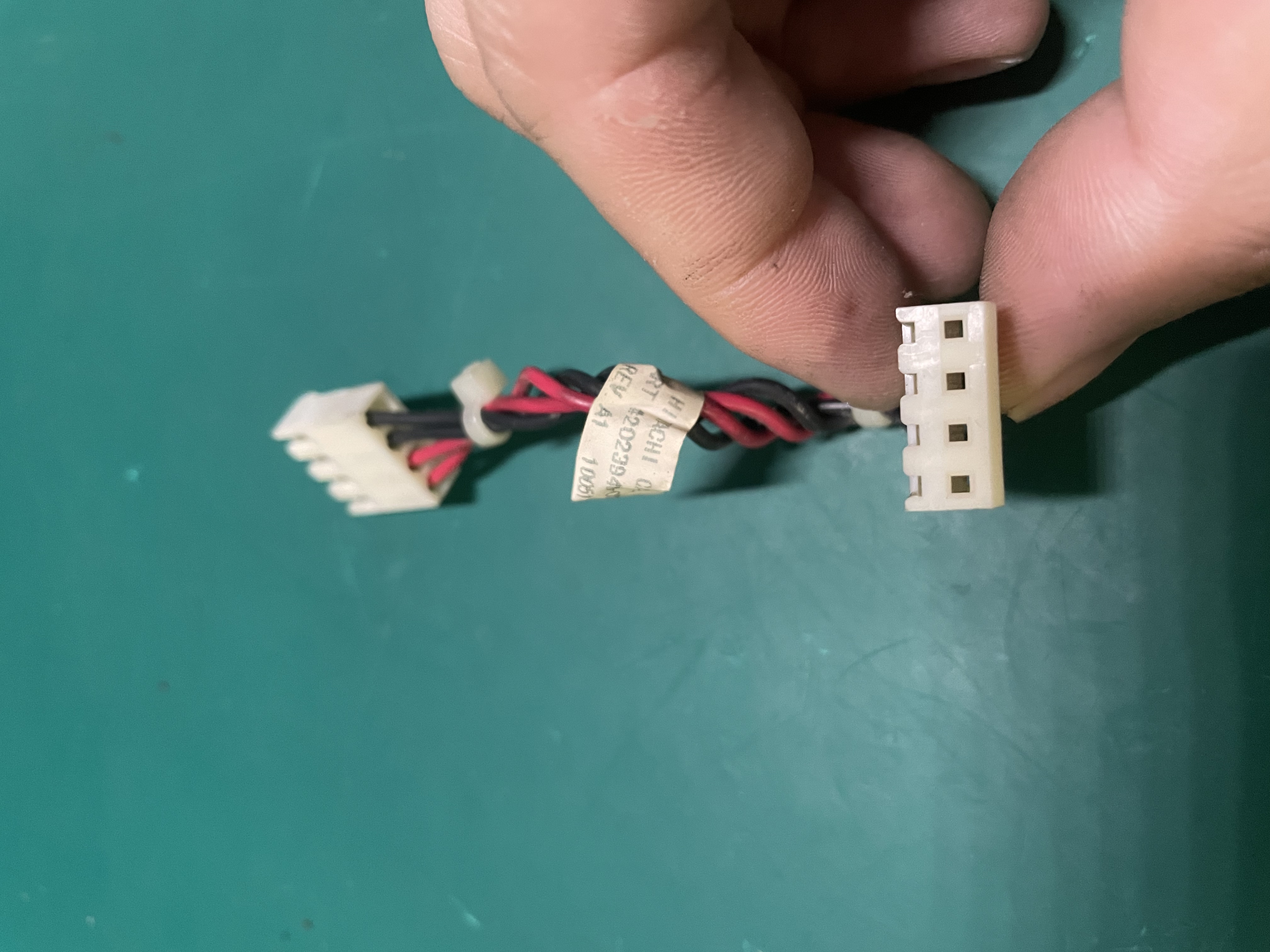 Cable 2023940-001 del conector de la fuente de alimentación del monitor paciente de GE Dash1800