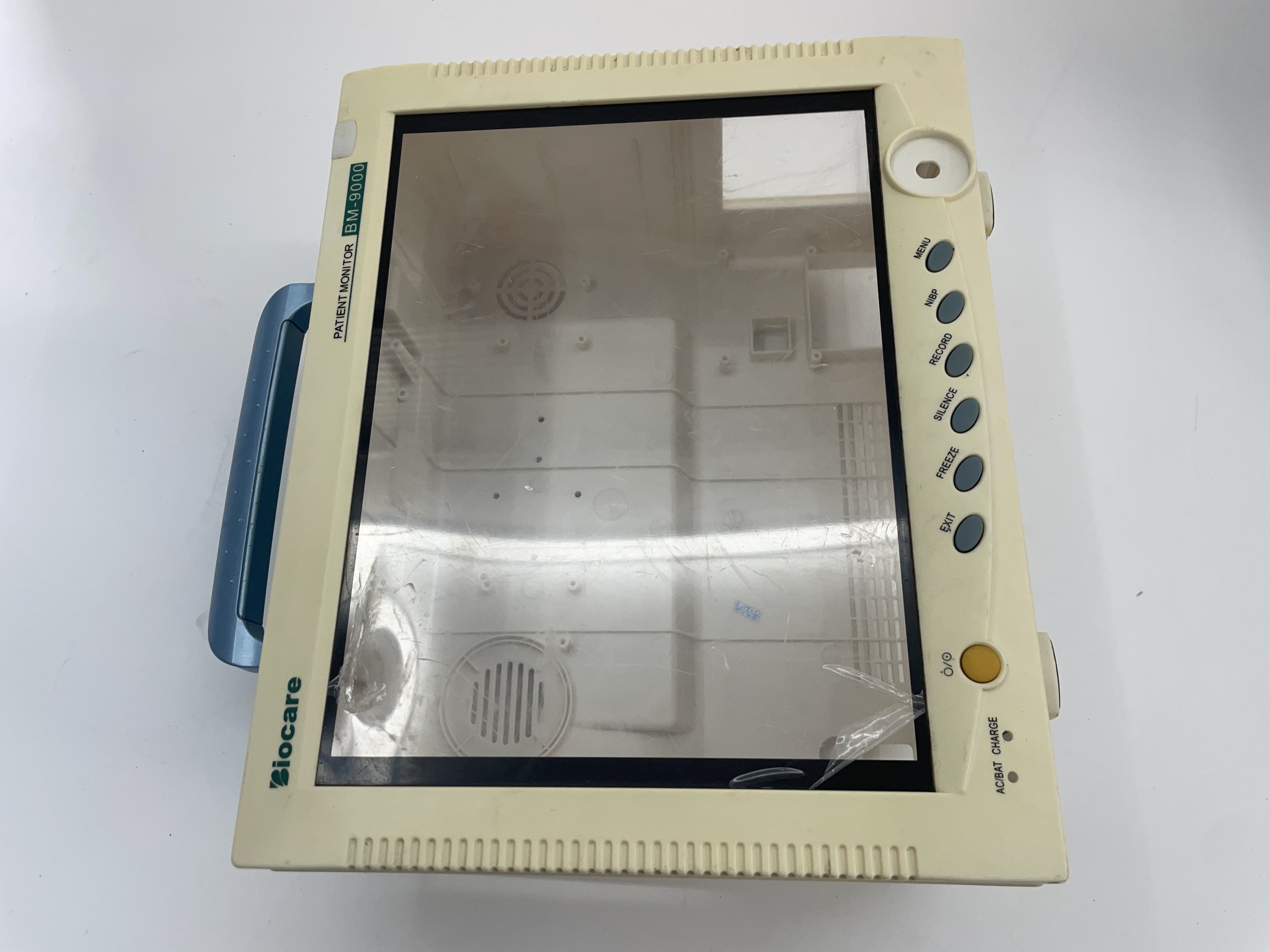 Biocare BM-9000 Patient Monitor ฝาครอบด้านหน้าและด้านหลังพร้อมที่จับและเมมเบรนแบบปุ่ม