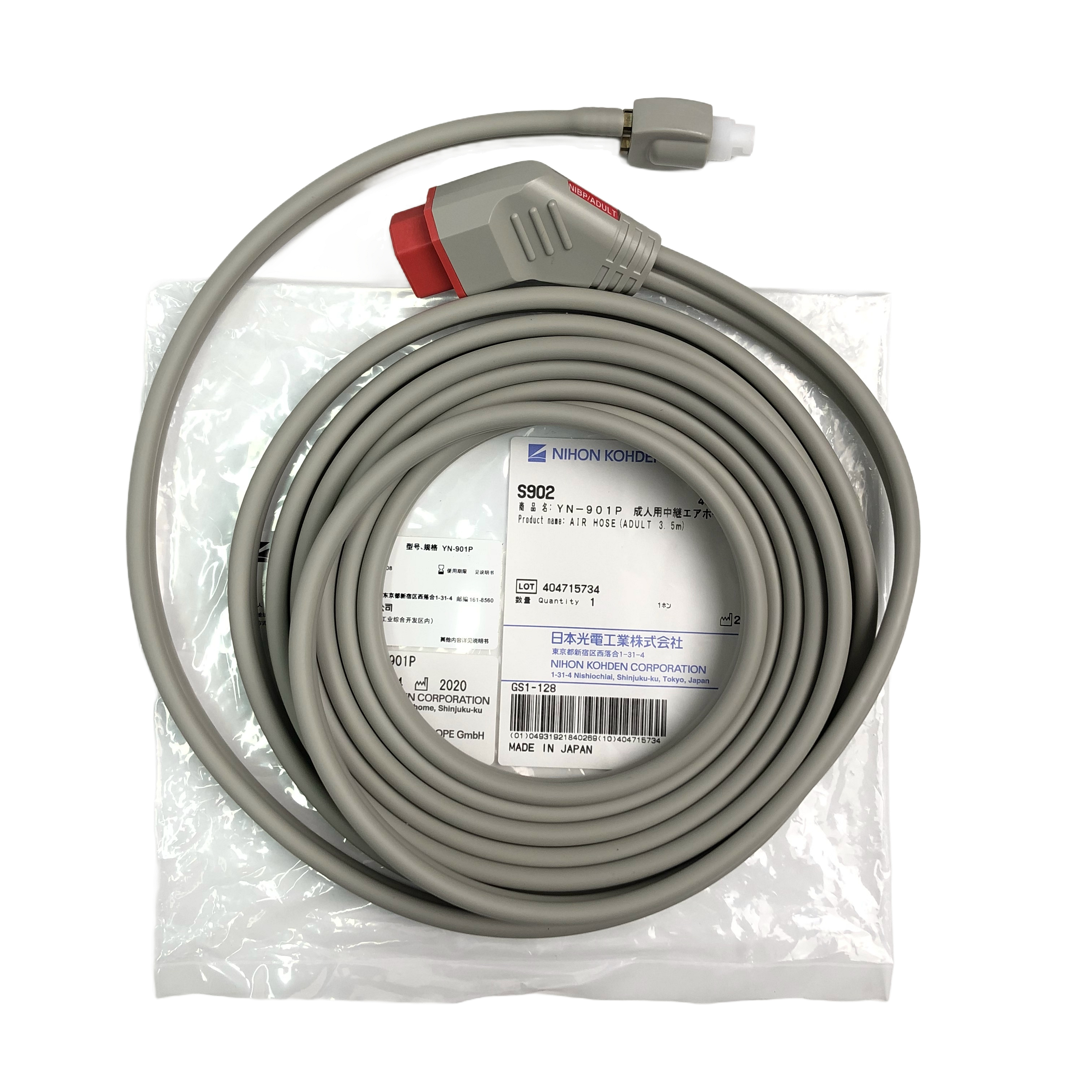 Nihon Kohden Adult and Pediatric 3.5M NIBP Air Hose YN-901P Original