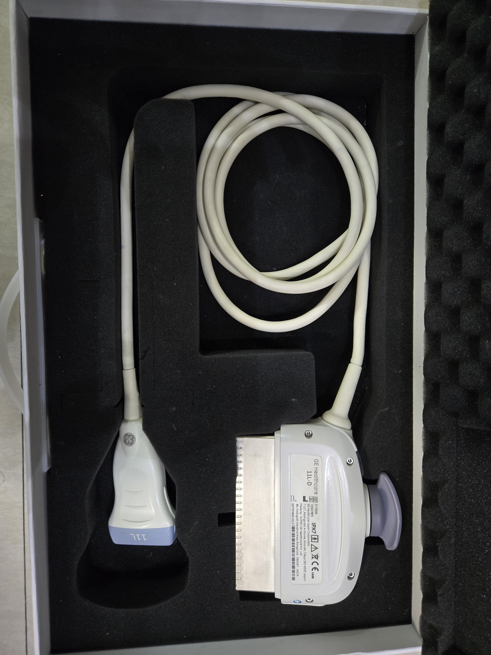 GE Ultrasound Transducer Linear Array Probe 11L-D Used For Voluson E8 Logiq E9 Vivid E9