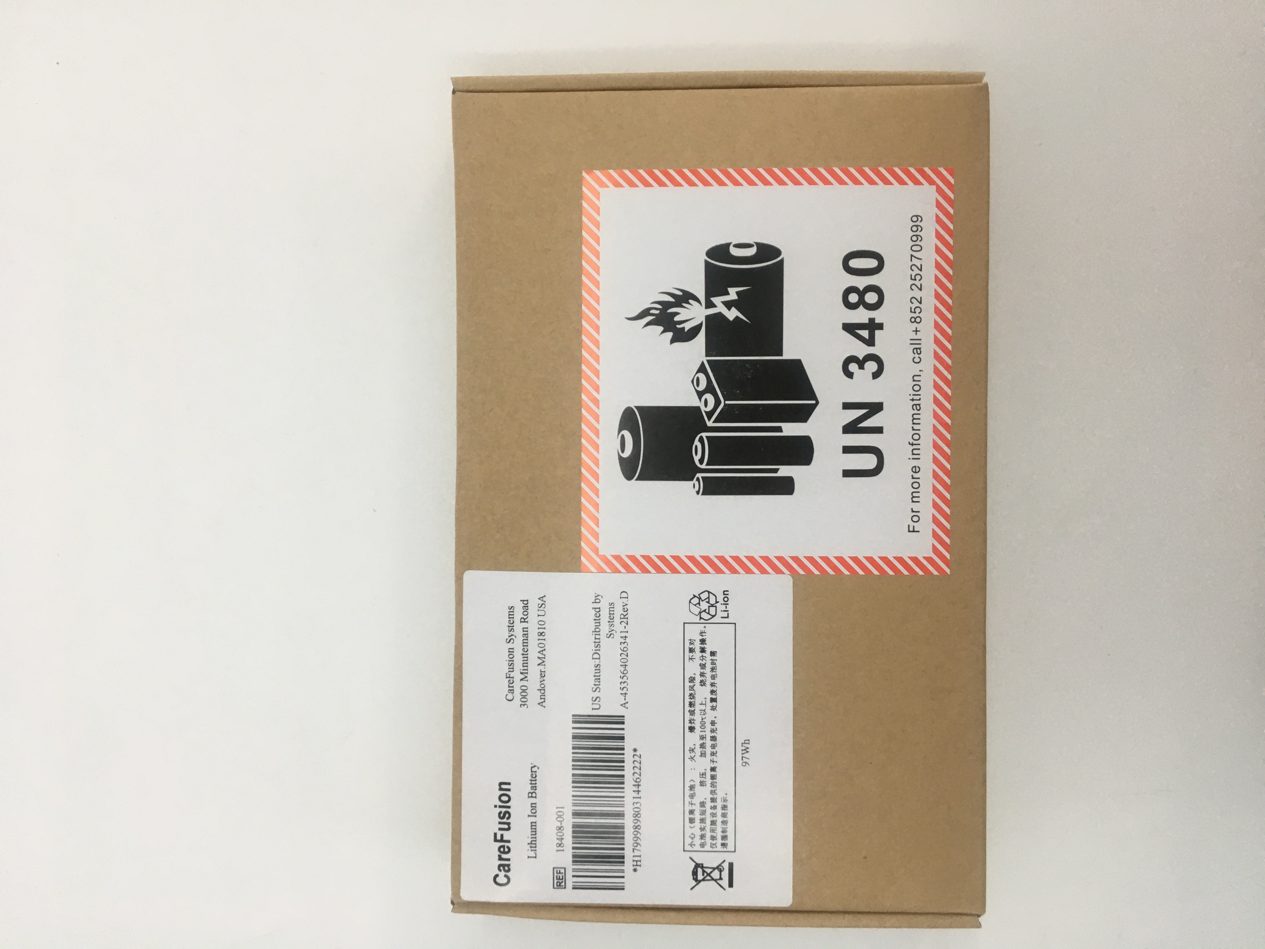 Carefusion 18408-001 Bateri Litium Ion Ventilator 14.4V 97WH Baharu Asal