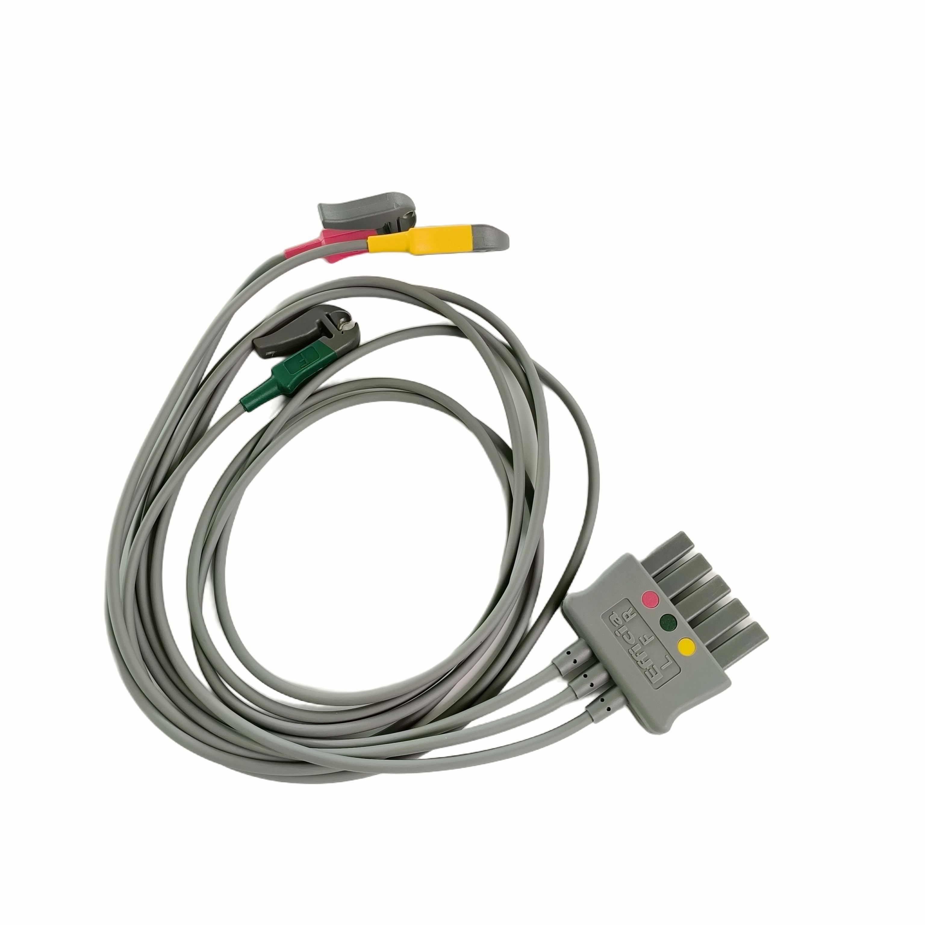 Cable 989803160661 del IEC ECG del capturador de 3 derivaciones Philips Efficia nuevo original
