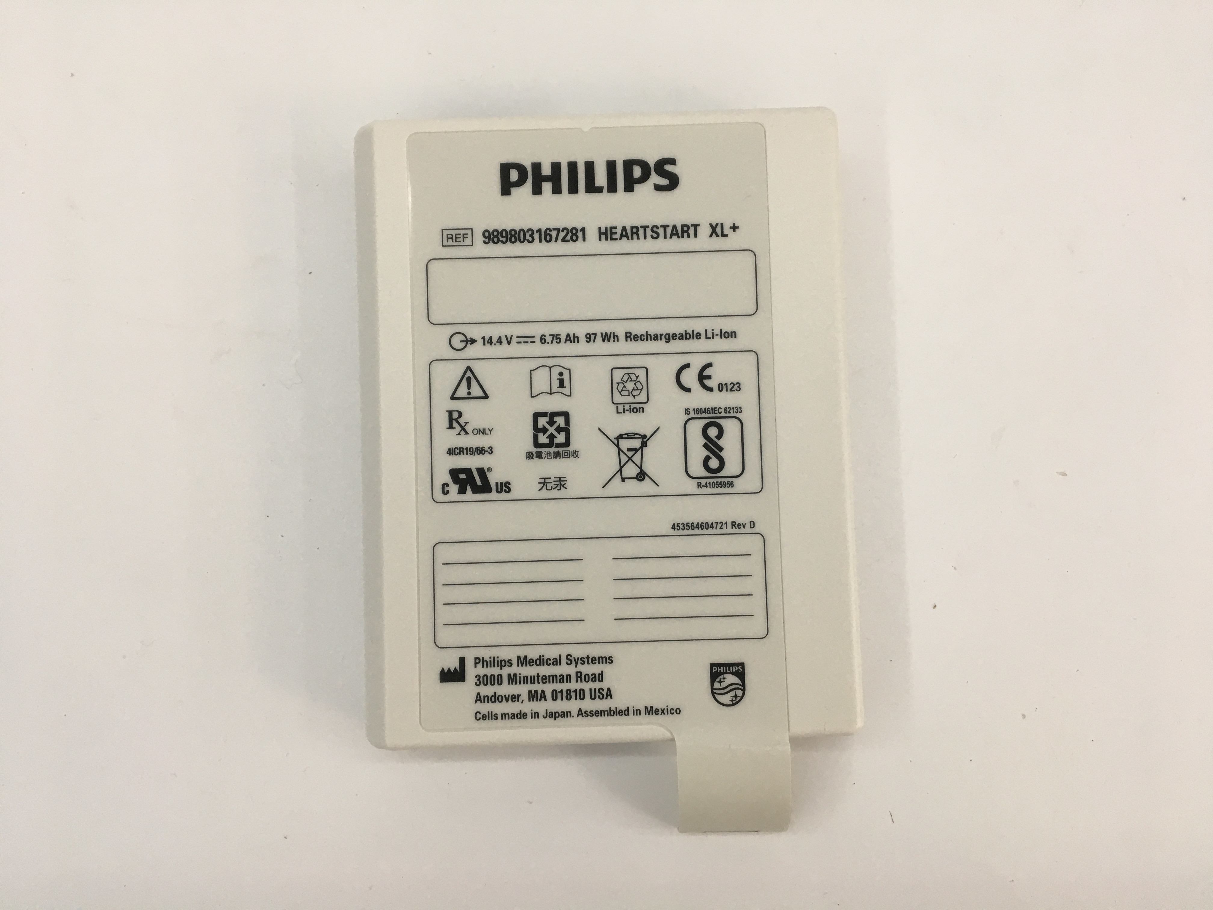 Bateri Philips XL+ 989803167281 14.4V 6.75Ah Baharu Asal