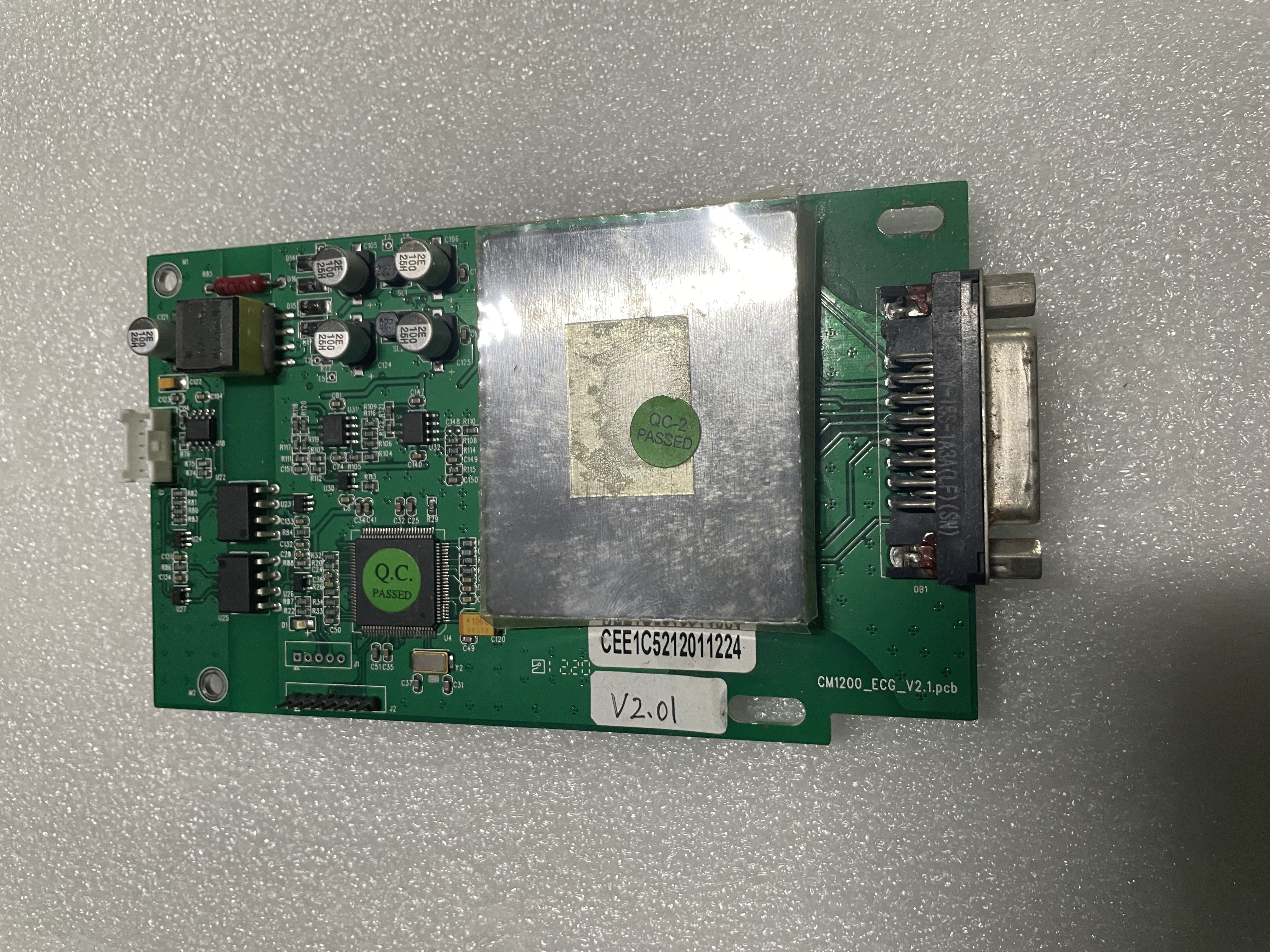 Comen CM1200B elektrokardiograf papan ECG CM1200_ECG_V2.1.pcb CEE1C5212011224