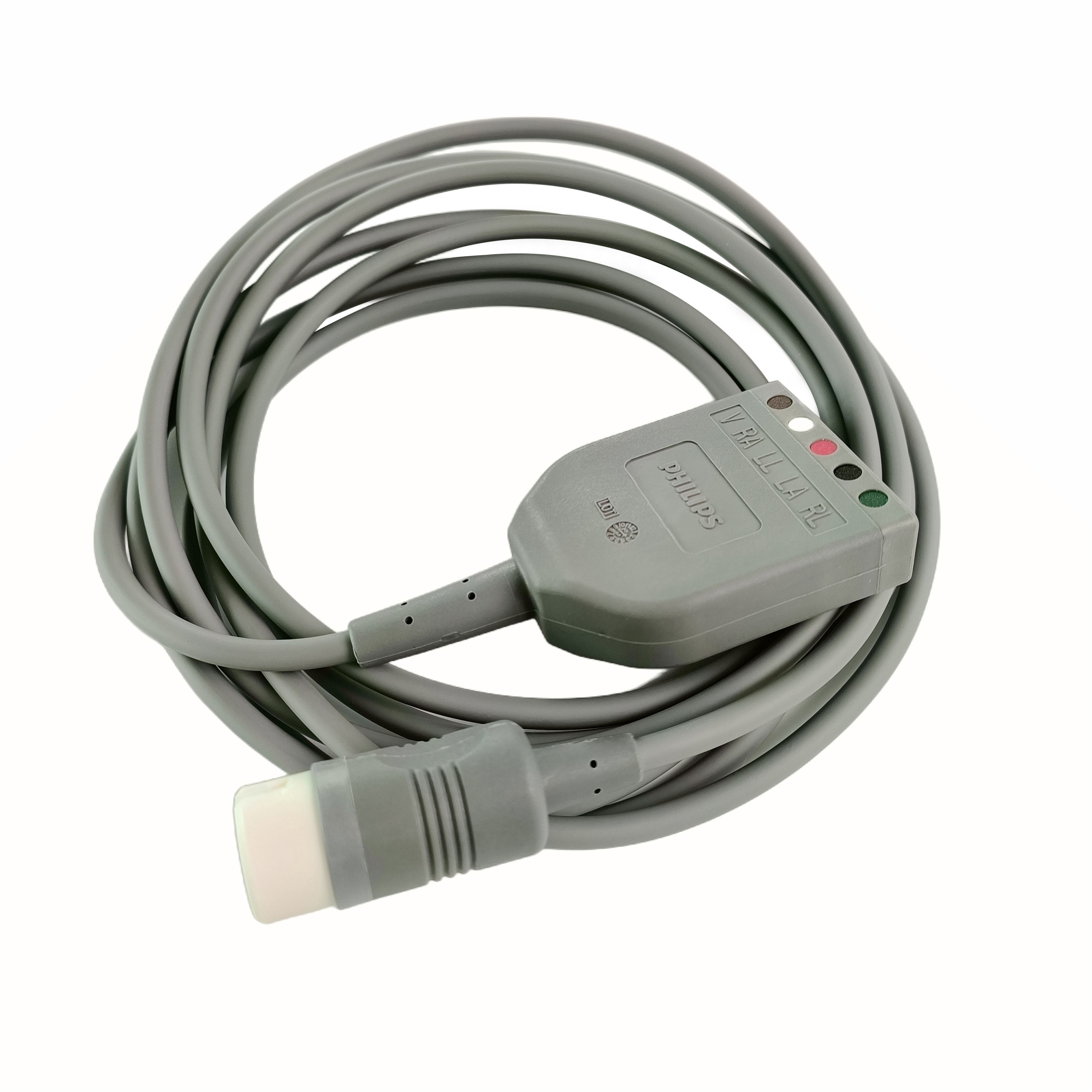 Original reutilizable del IEC 989803160641 del cable AAMI 35 ECG del tronco de Philips Efficia nueva