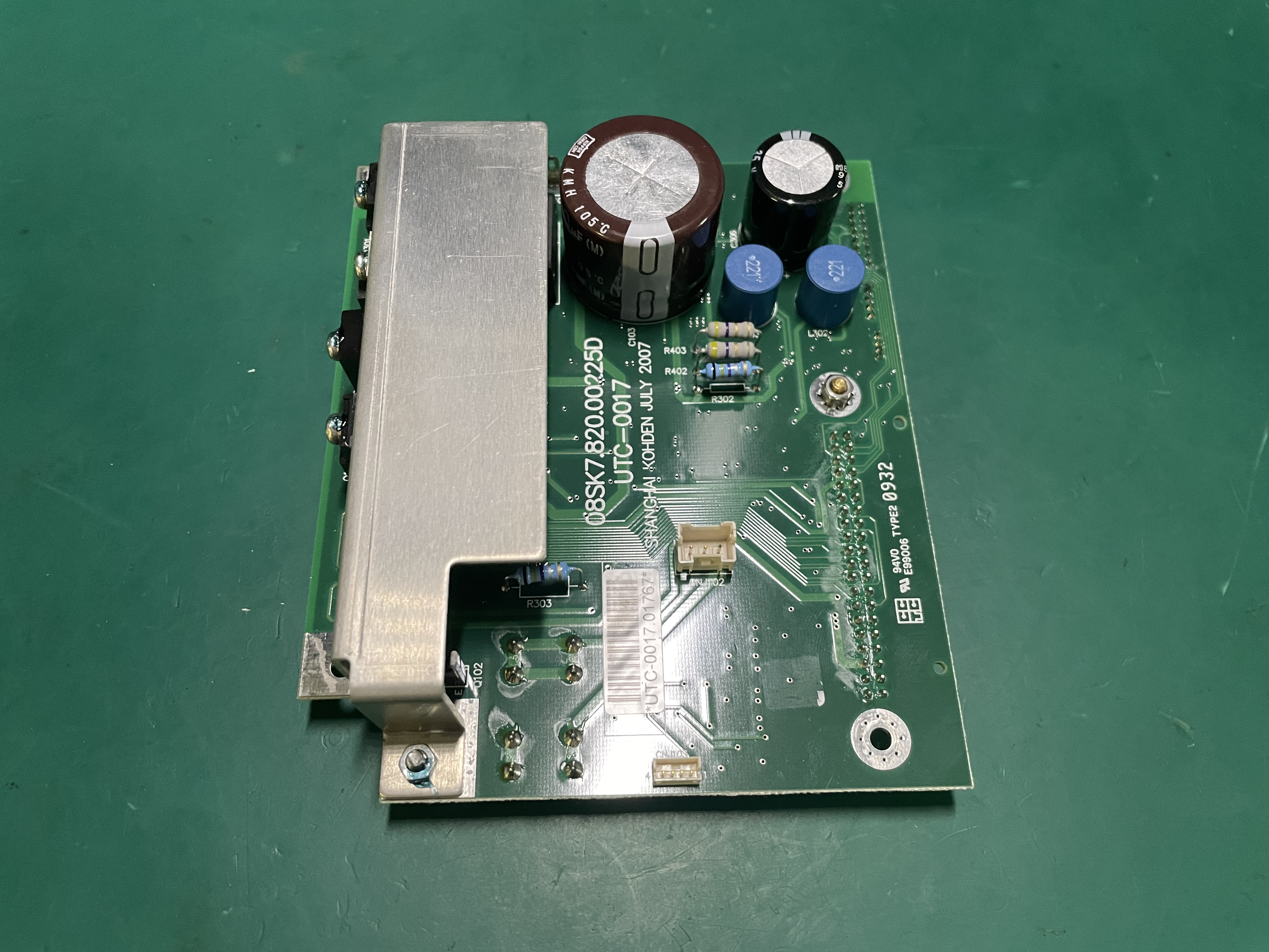 Nihon Kohden ECG-6951E electrocardiograph motherboard 08SK7.820 UTC-0017
