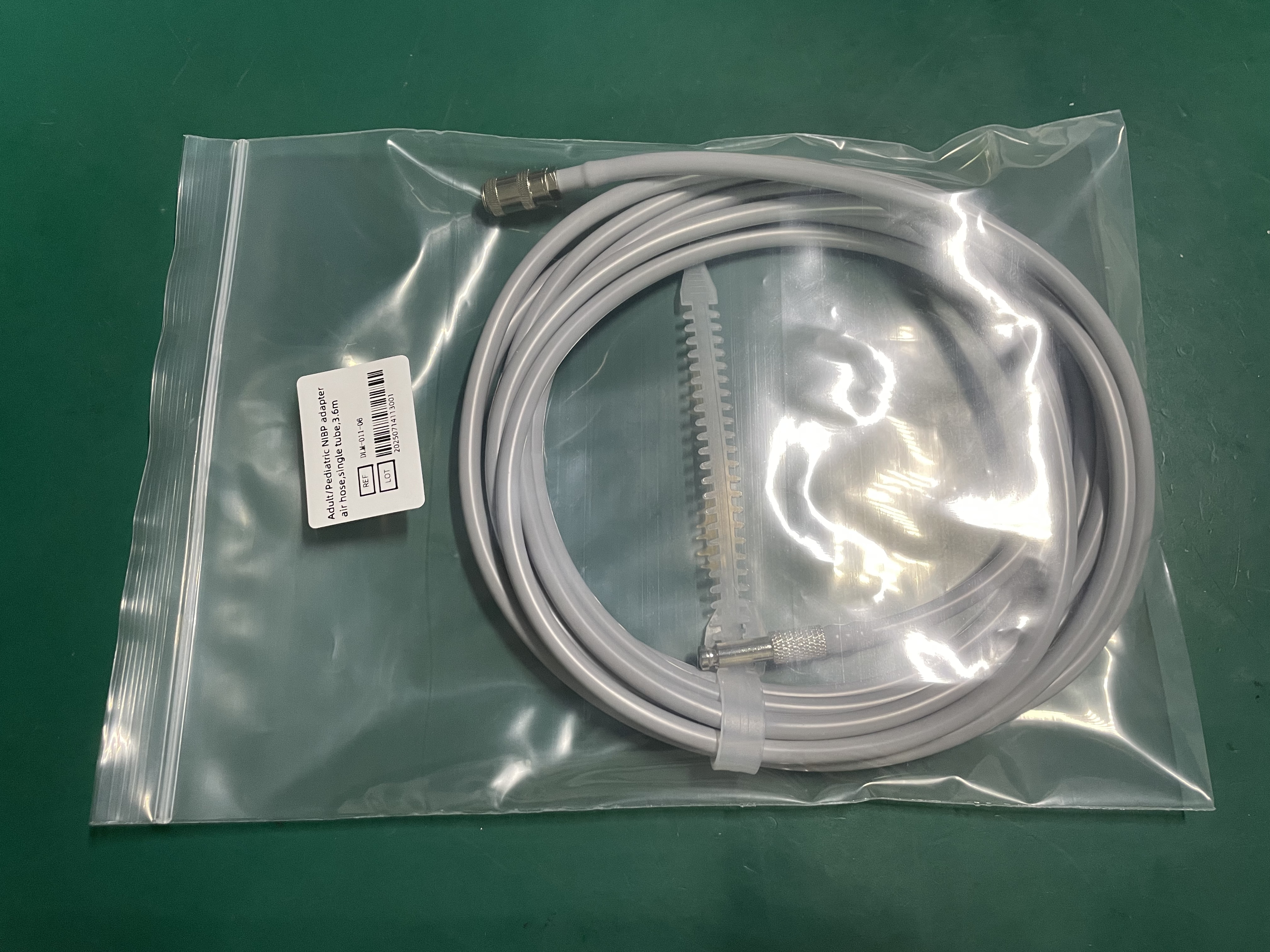 Adult Pediatric NIBP adapter air hose,single tube,3.6m DLM-011-06