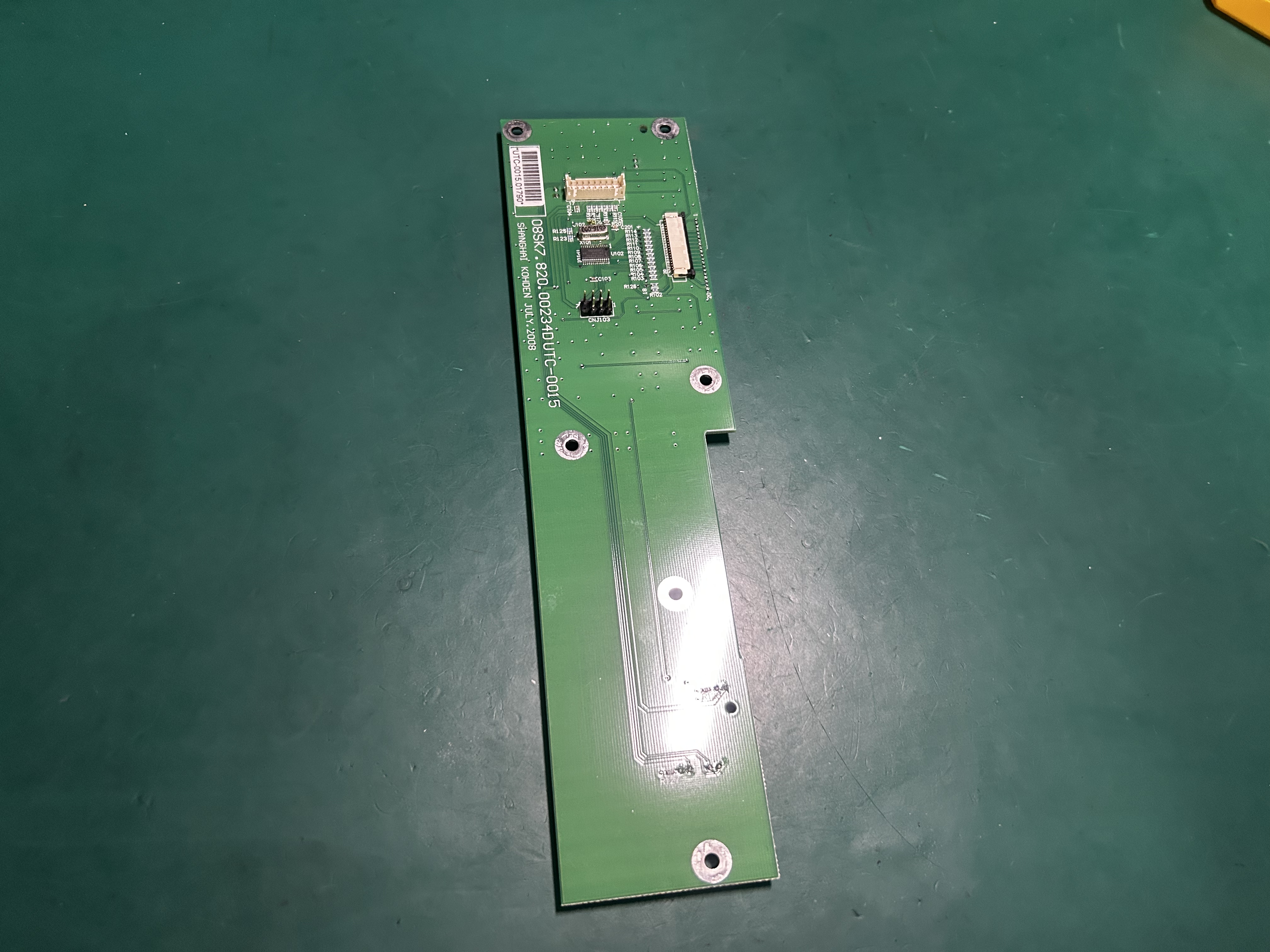 Nihon Kohden ECG-6951E electrocardiograph keypad 08SK.820