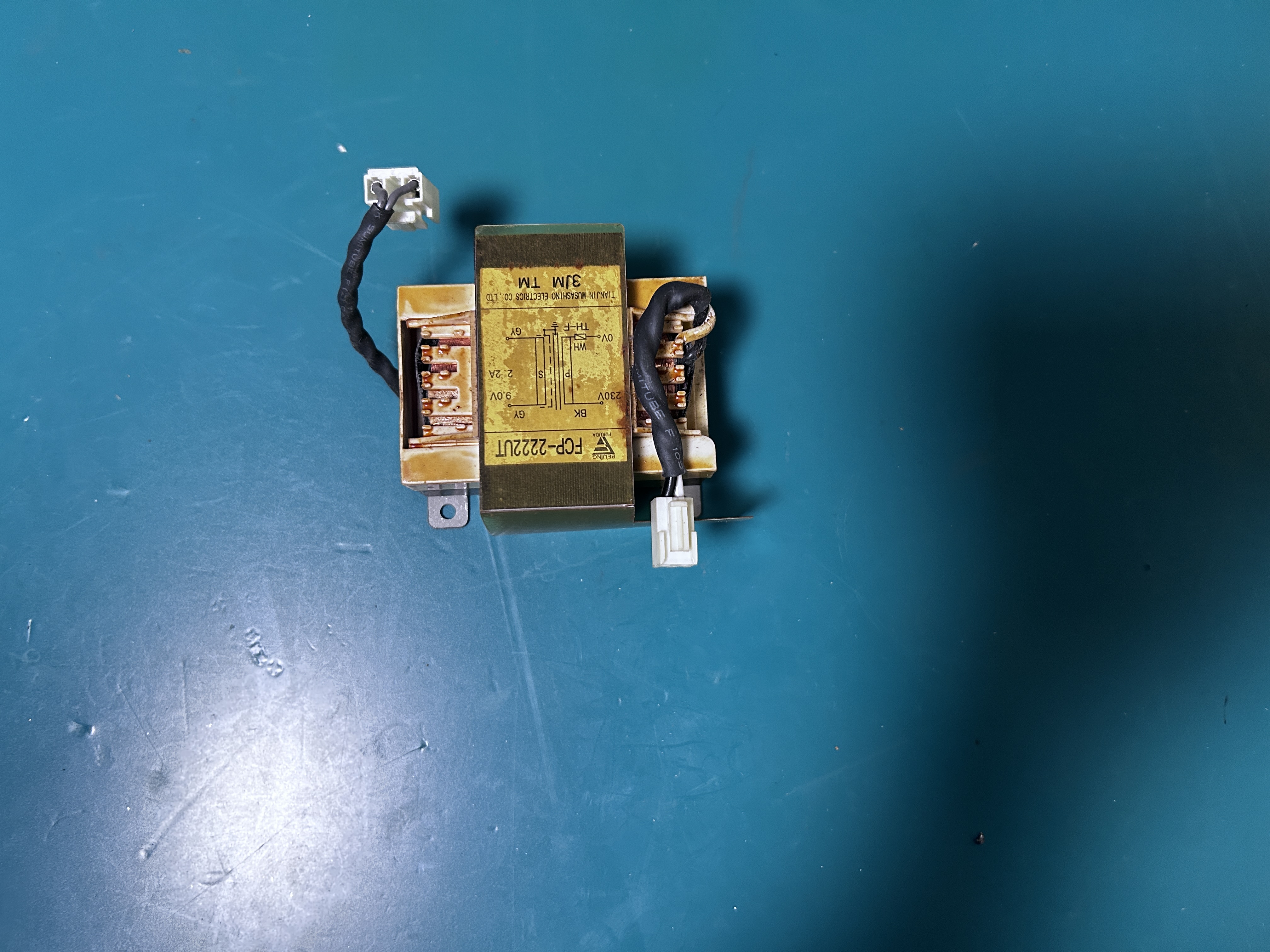 Fukuda FCP-2155 electrocardiograph Transformer 230V 9.0V 2.2A FCP-2222UT