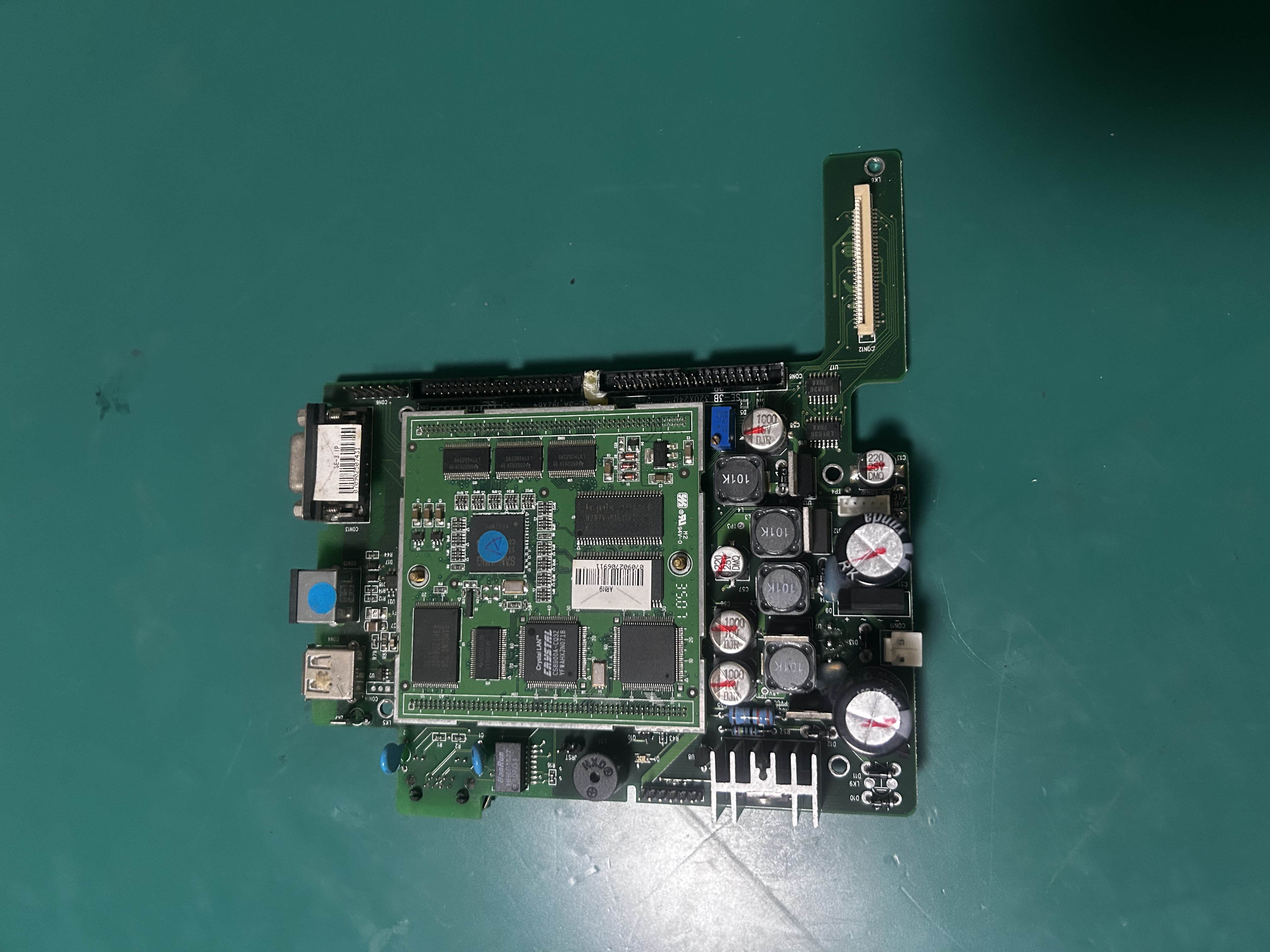 เมนบอร์ดเครื่อง ECG Mindray DECG -03A รวมถึงบอร์ดจ่ายไฟการ์ดเครือข่าย VGA อินเทอร์เฟซ USB MS1 -20452 - V1