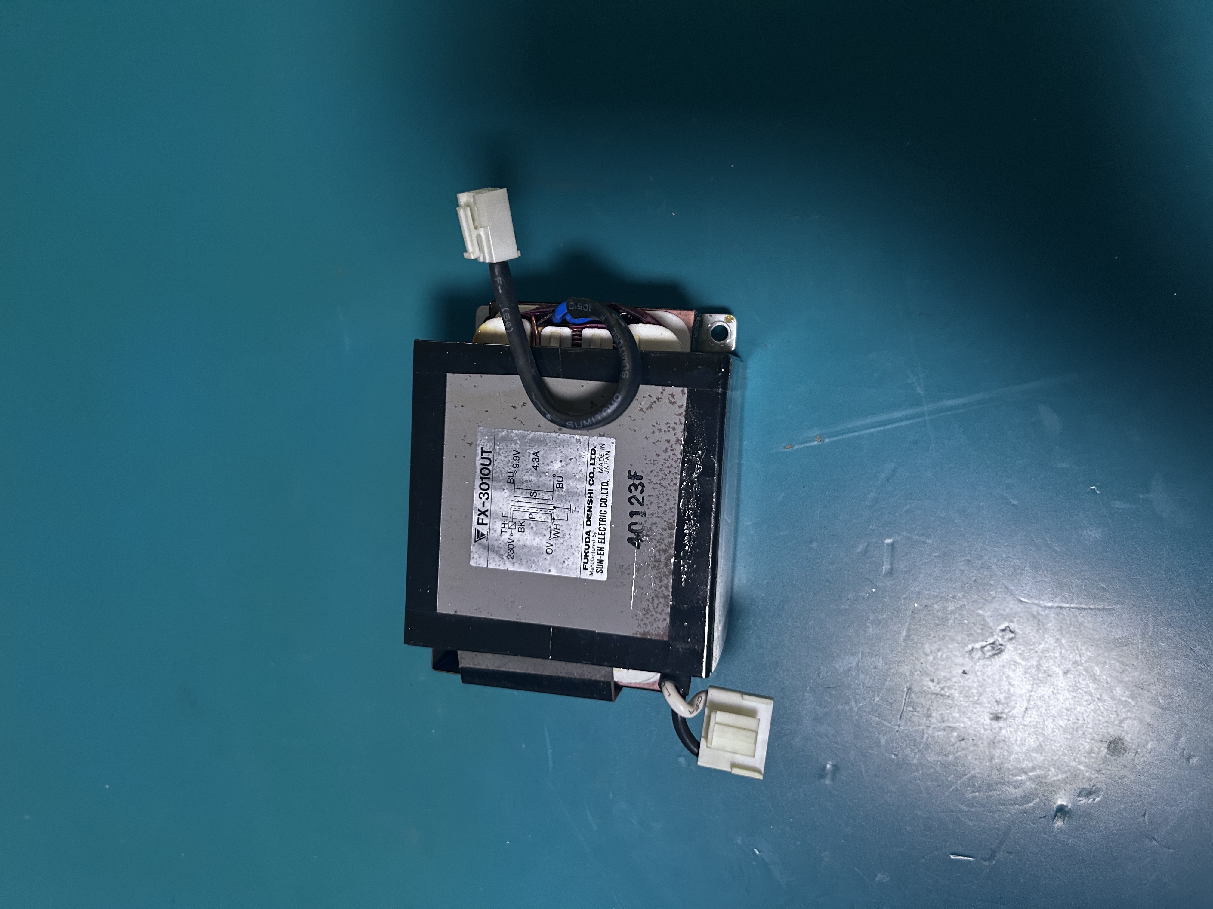 Fukuda CardioMax FX -3010 อิเล็กโตรคาร์ดิโอกราฟ Transformer 250V 9.9V 4.3A FX -3010UT 40123F
