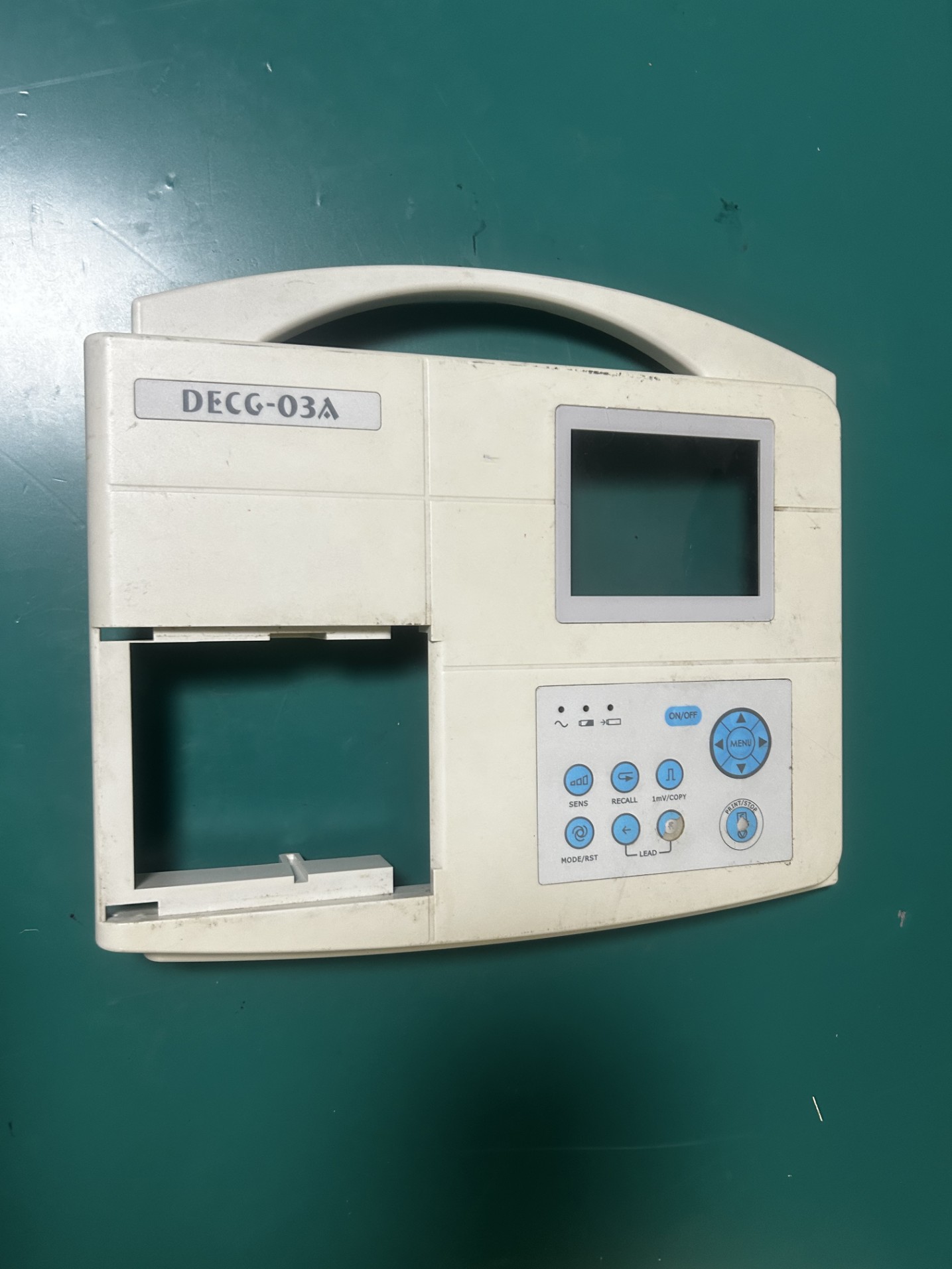 Mindray DECG-03A ECG front case MS1-30245