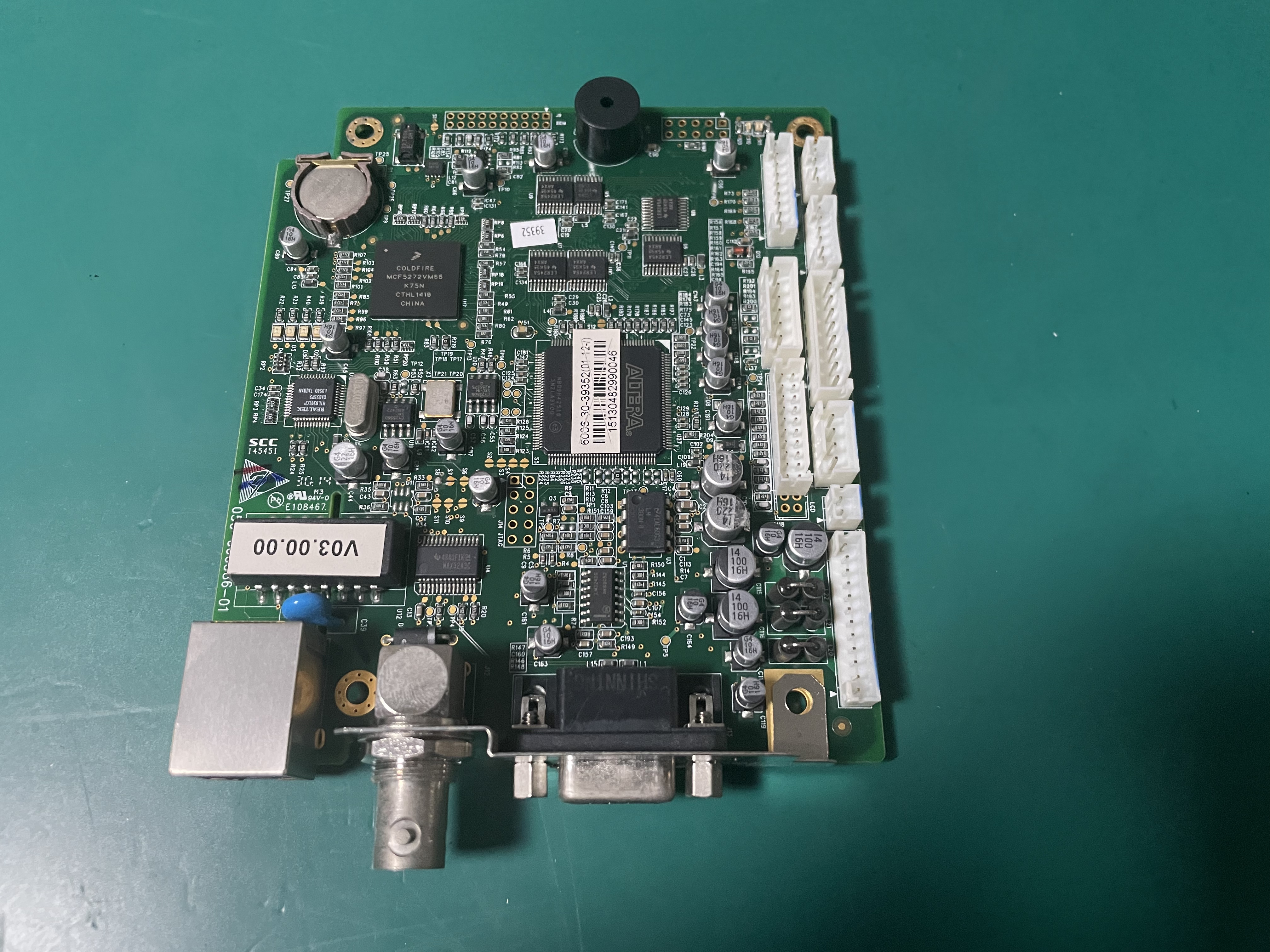 Papan induk monitor Mindray VS-800 dengan antara muka VGA dan kad rangkaian 6006-30-39352