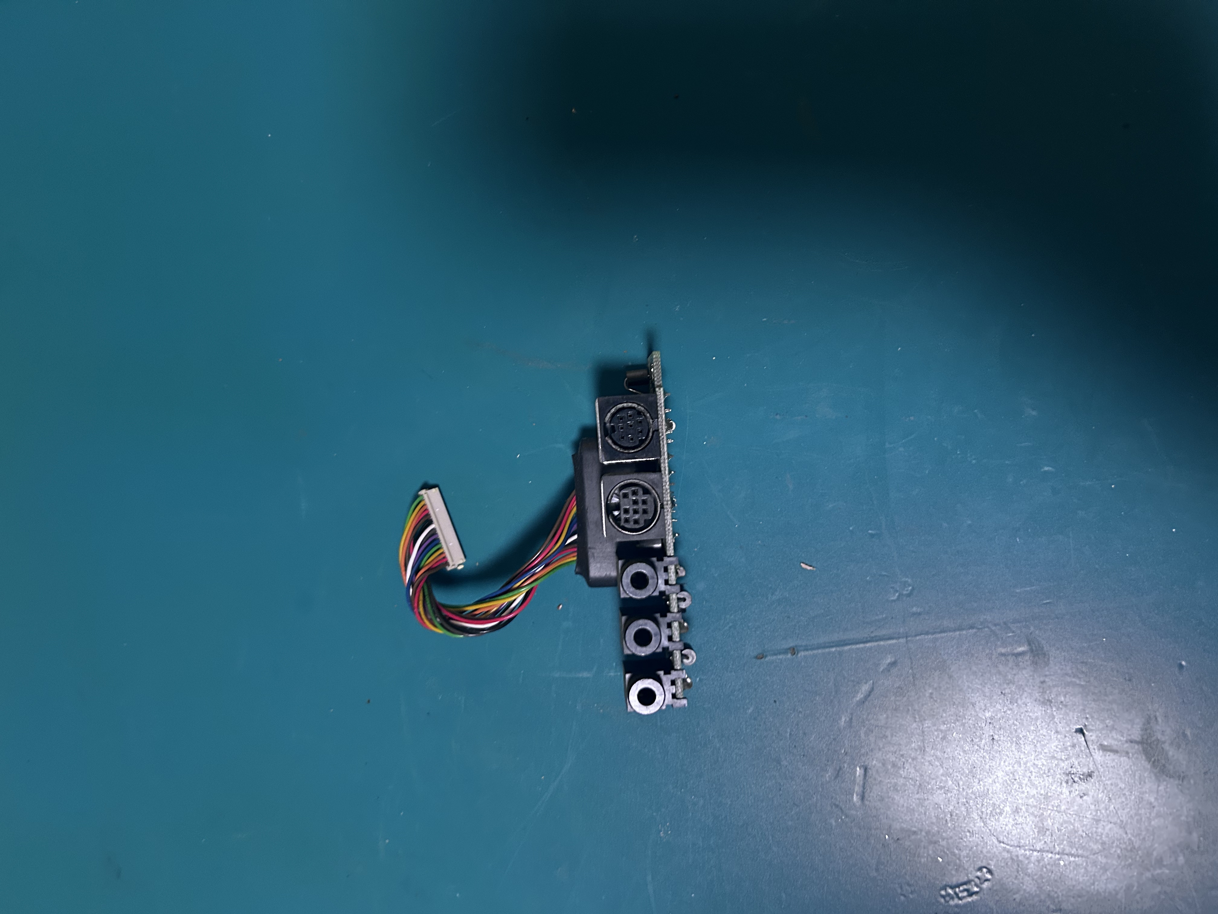 Fukuda CardioMax FX-3010 electrocardiograph Interface board PCB-6352D-C1 includes IC card signal input and mouse interface