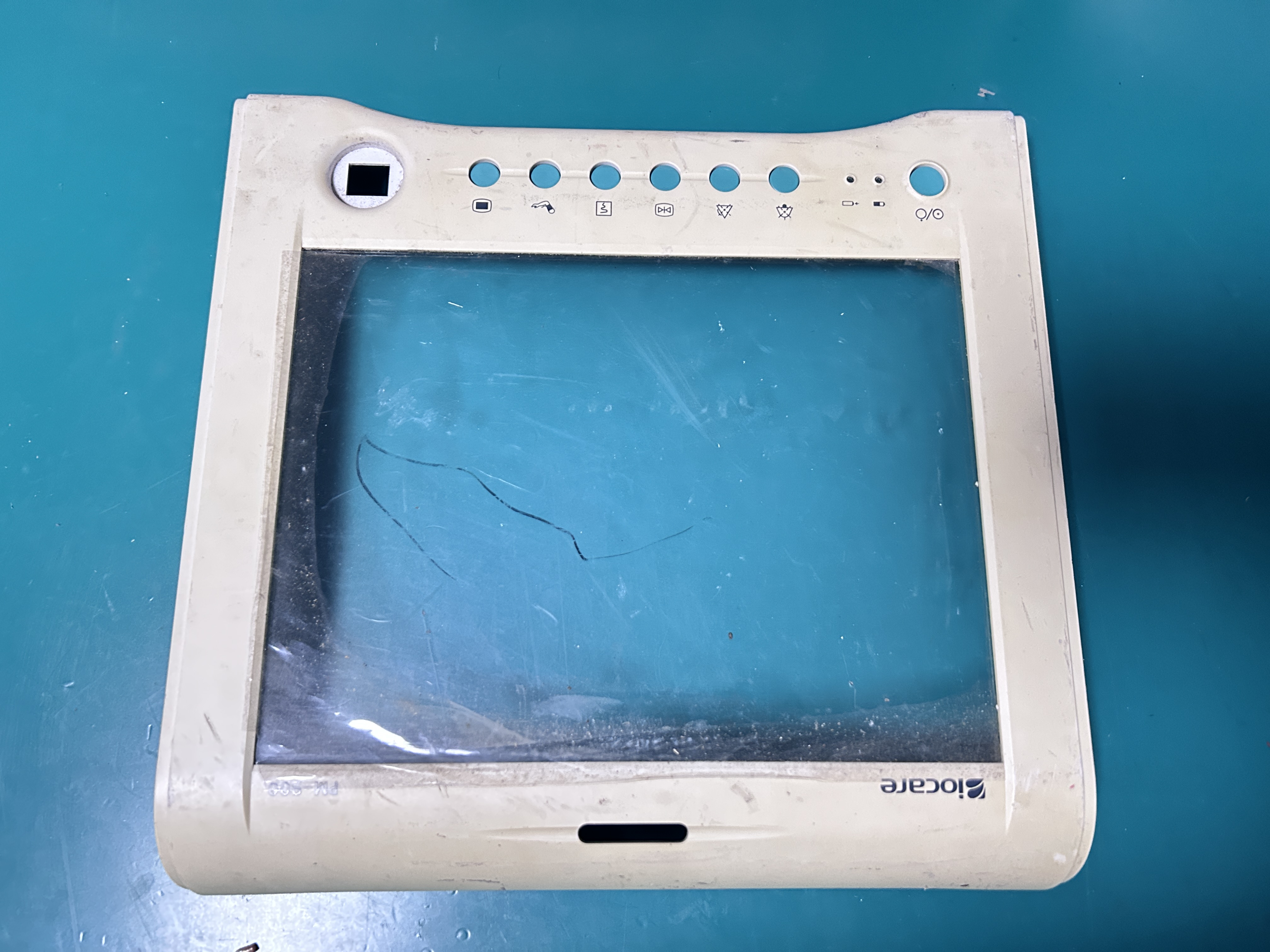 Biocare PM-900 monitor front frme with button film