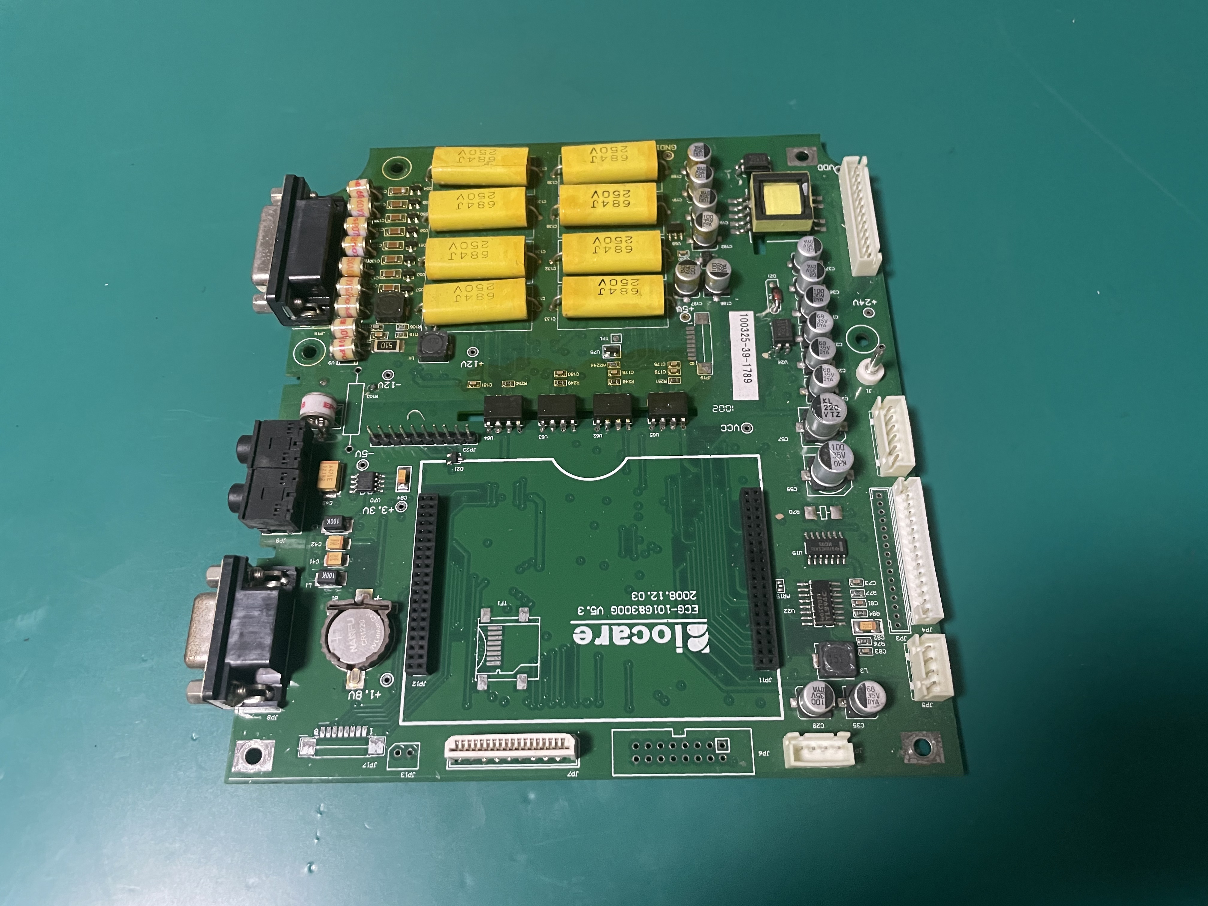 Biocare ECG-300G electrocardiograph motherboard ECG-101GB300G without CPU 100325-39-1789
