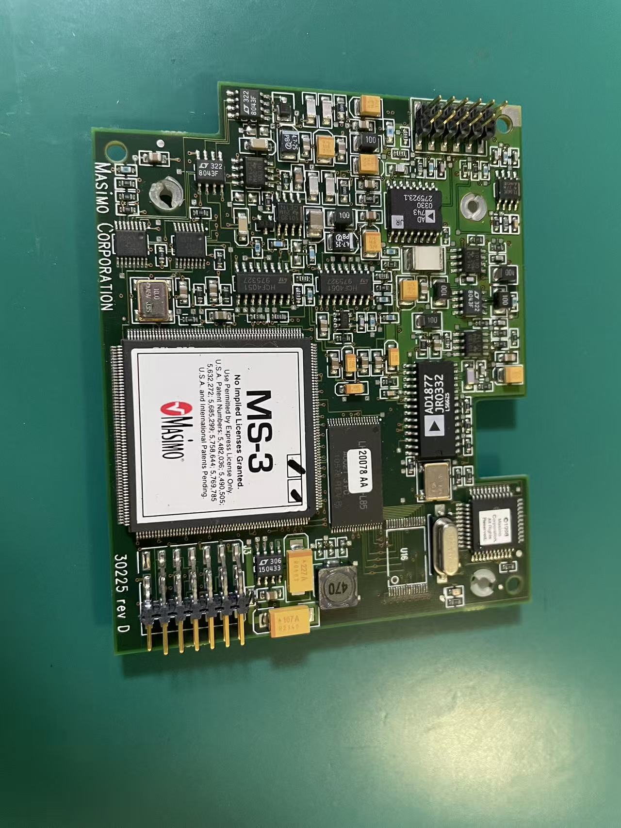 Mindray Datascope Passport2 Monitor Massimo Blood Oxygen Plate 30225 94V-O38-03-005P86M