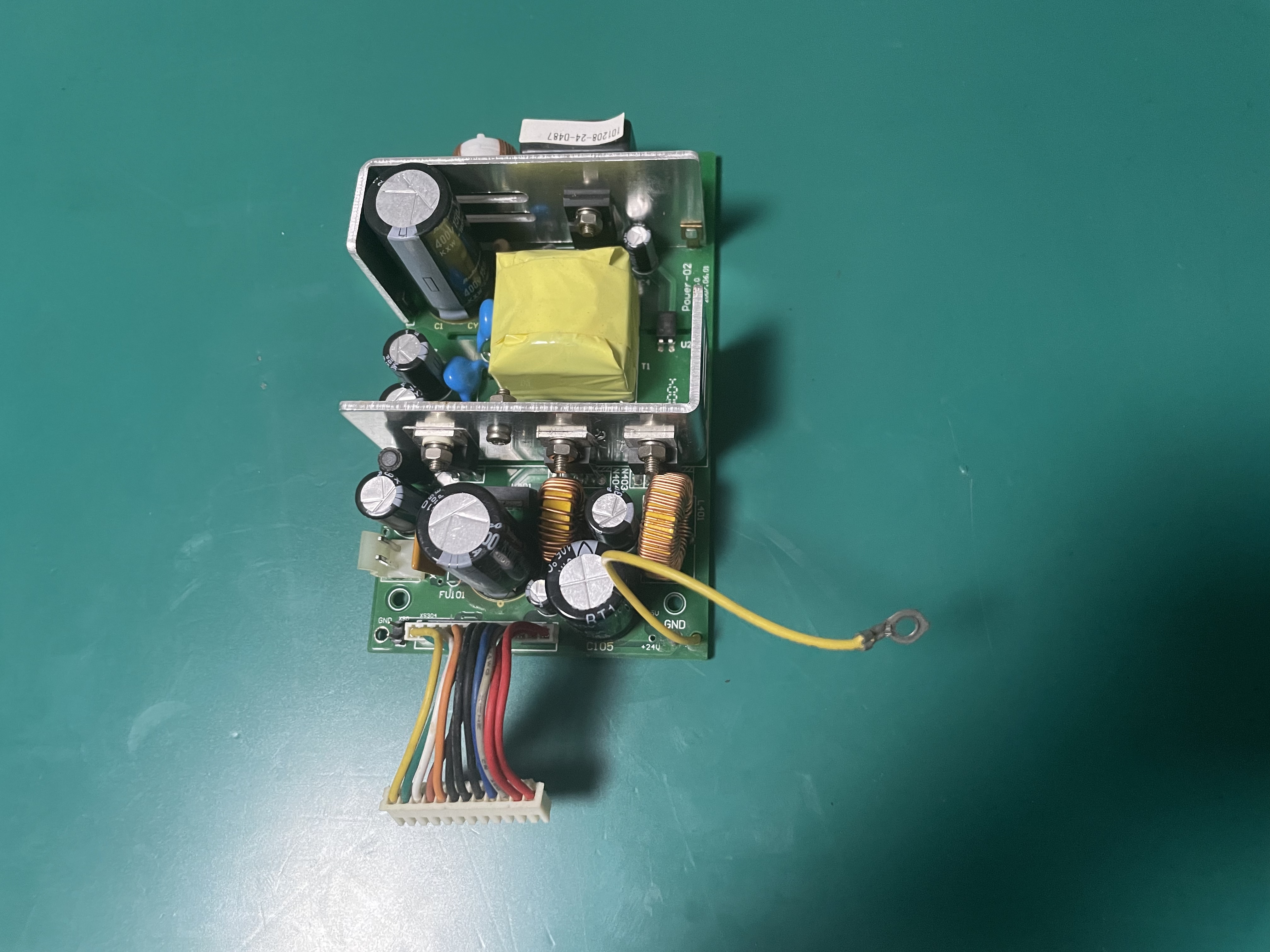 Biocare ECG-300G electrocardiograph power board Power-02 v2.0 2007.06.01 101208-24-0487