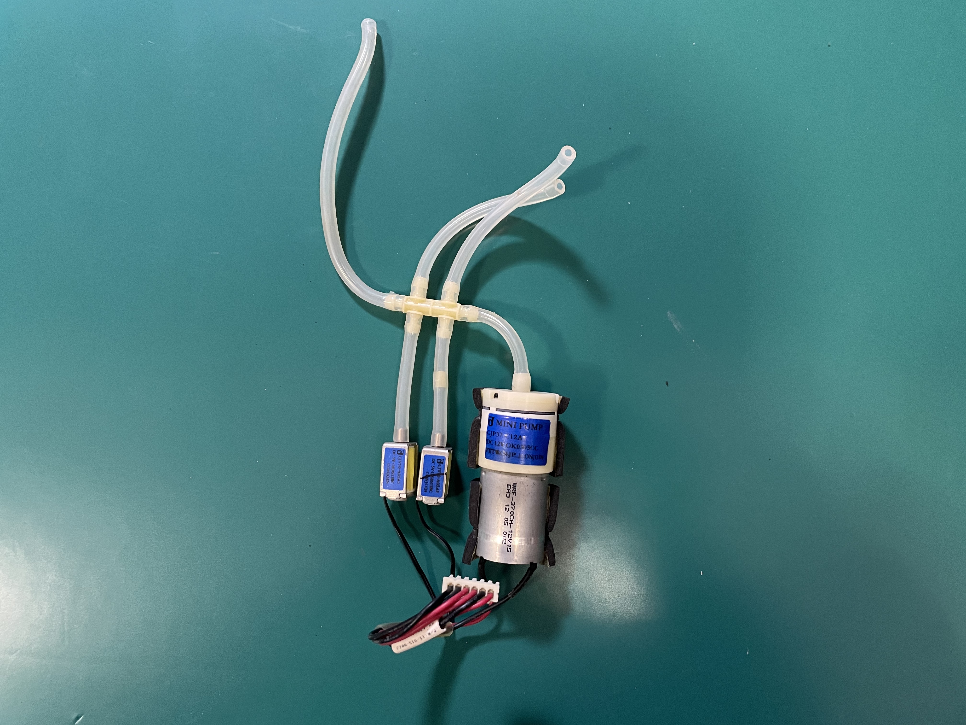 ชุดปั๊มและวาล์วโซลินอยด์สำหรับมอนิเตอร์ Biolight BLT Q5 รุ่น WRF-370CA-12V15 CJP37-C12A1 CJV10-A05A1