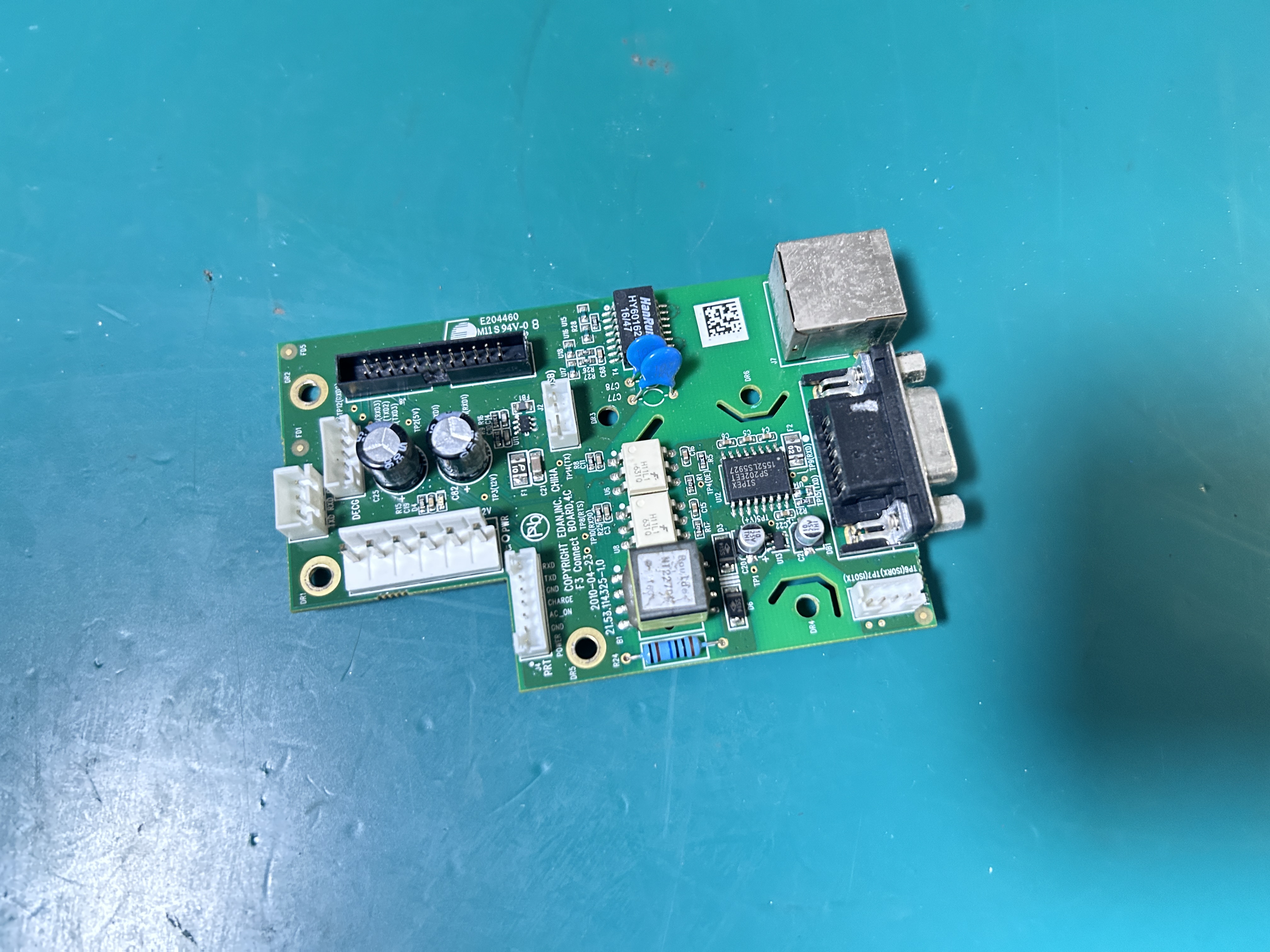 21.53.114325-1.0 Edan F200 Fetal Monitor Connection Board