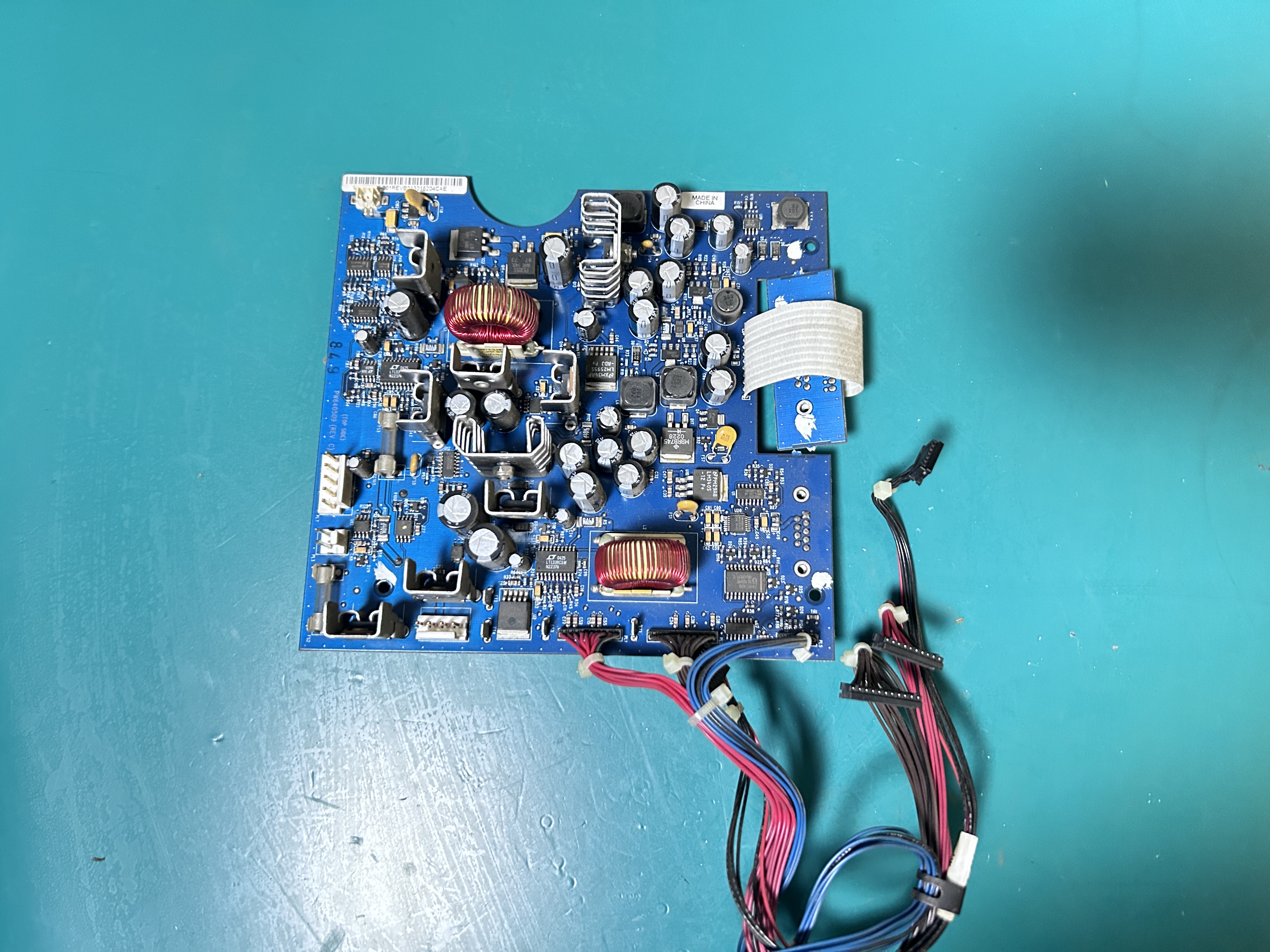 GE PRO1000 Patient Monitor Power Management Board with VGA Video Interface and LC Fiber Optic Interface PM640509 94V