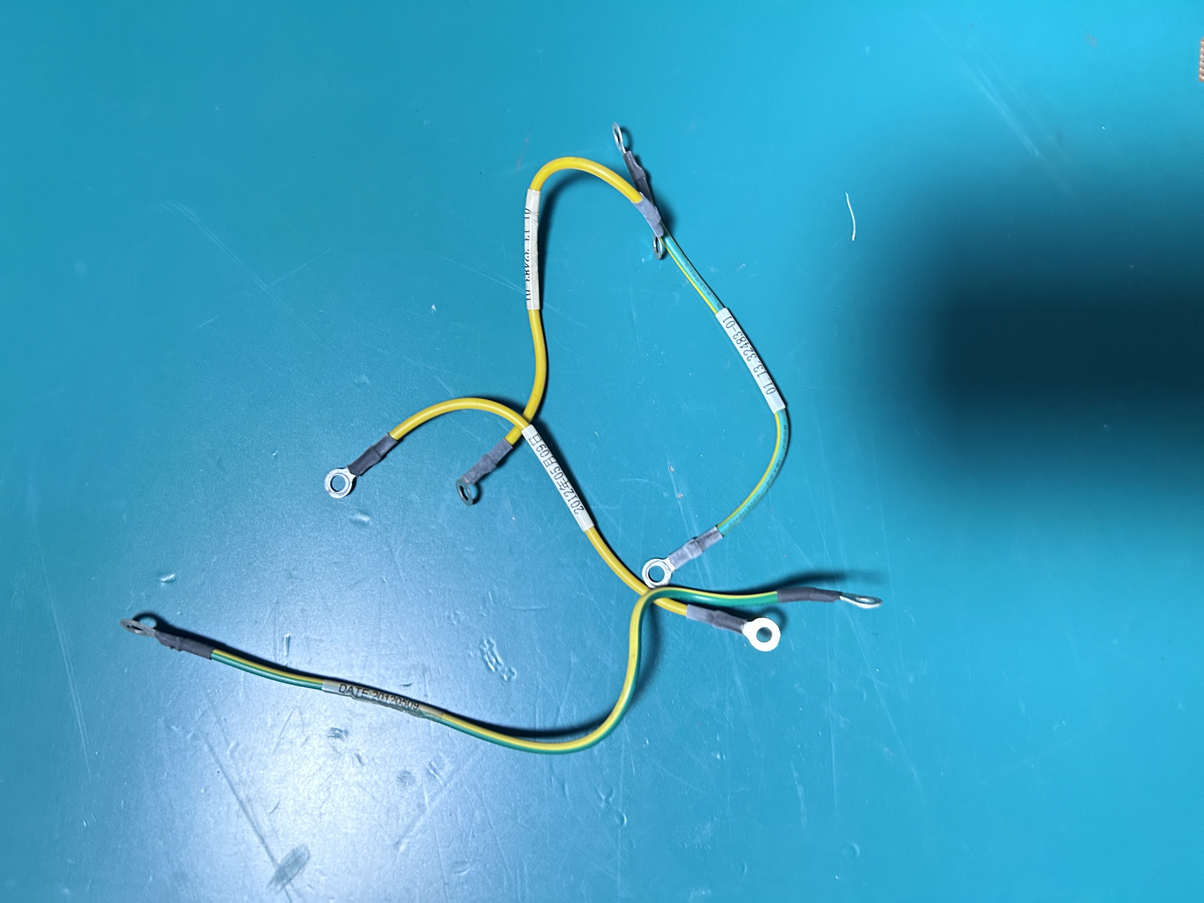 EDAN F2 Fetal Monitor Grounding Wire Assembly 01.13.107987 01.10