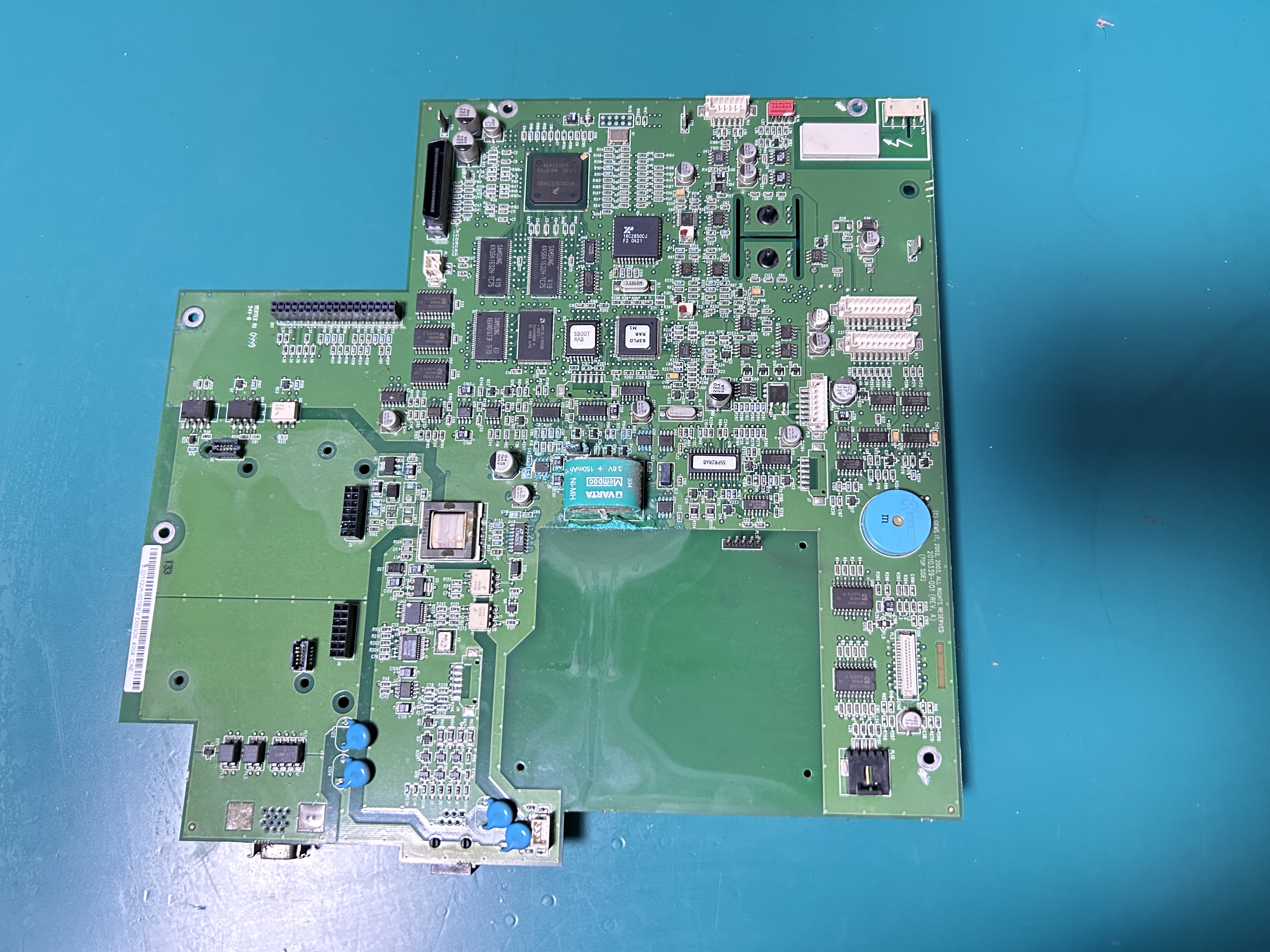 GE PRO1000 Patient Monitor motherboard with network card interface and blood oxygen interface 2010339-001