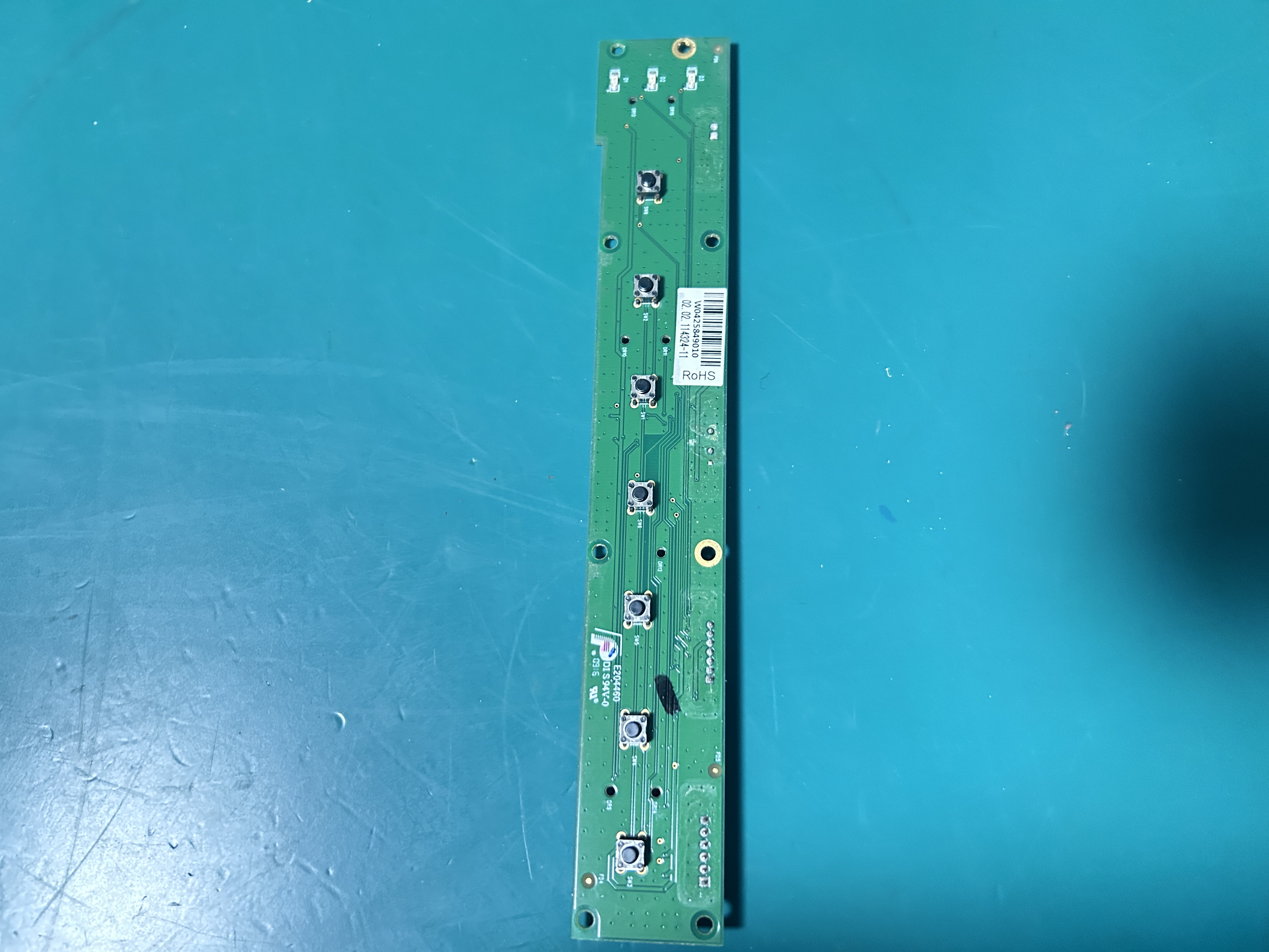 21.53.114323-1.0.2C E204460 Edan F300 F200 Fetal Monitor Button Board