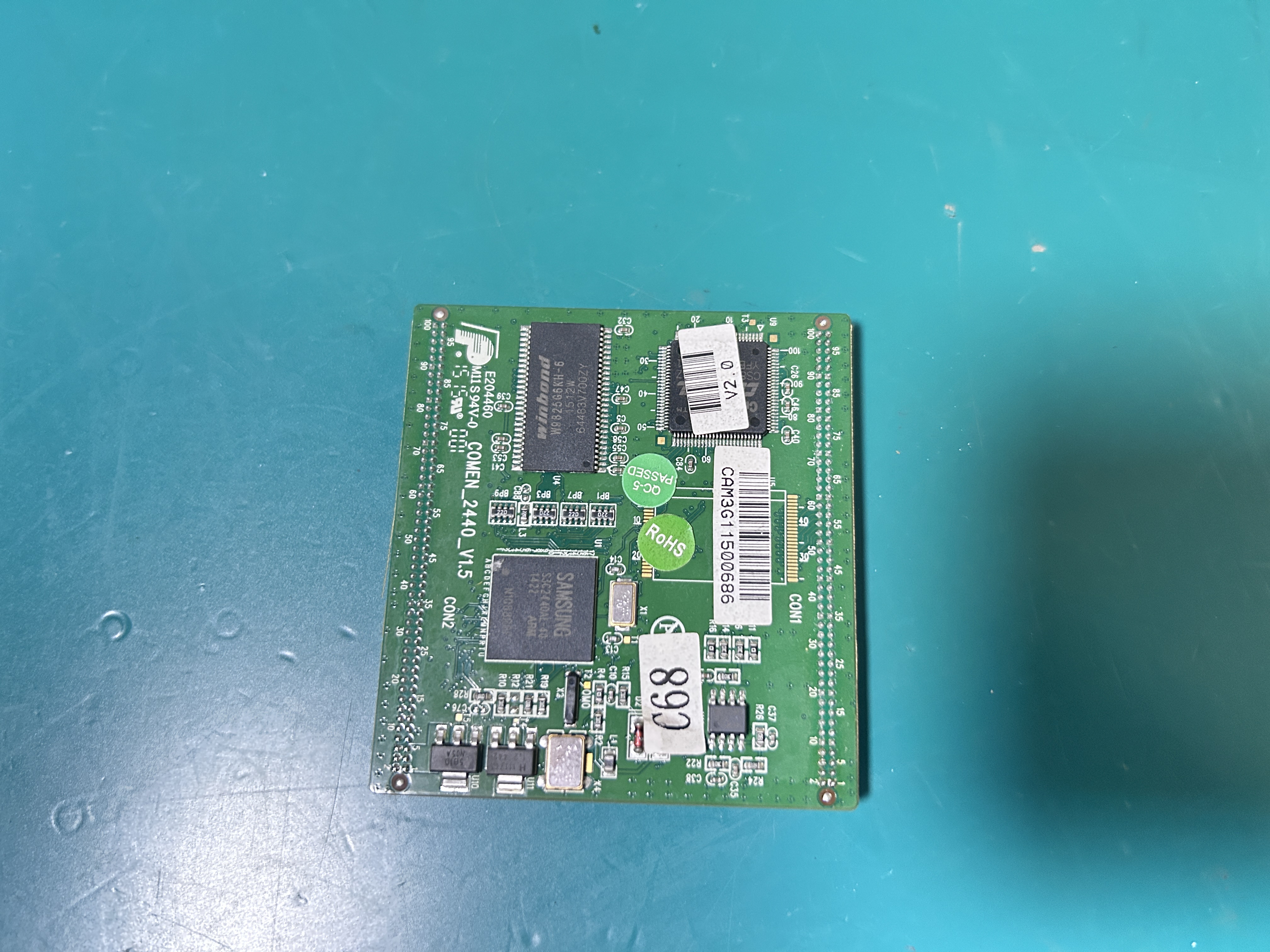 Comen C60 Patient Monitor CPU board CAM3G11500686
