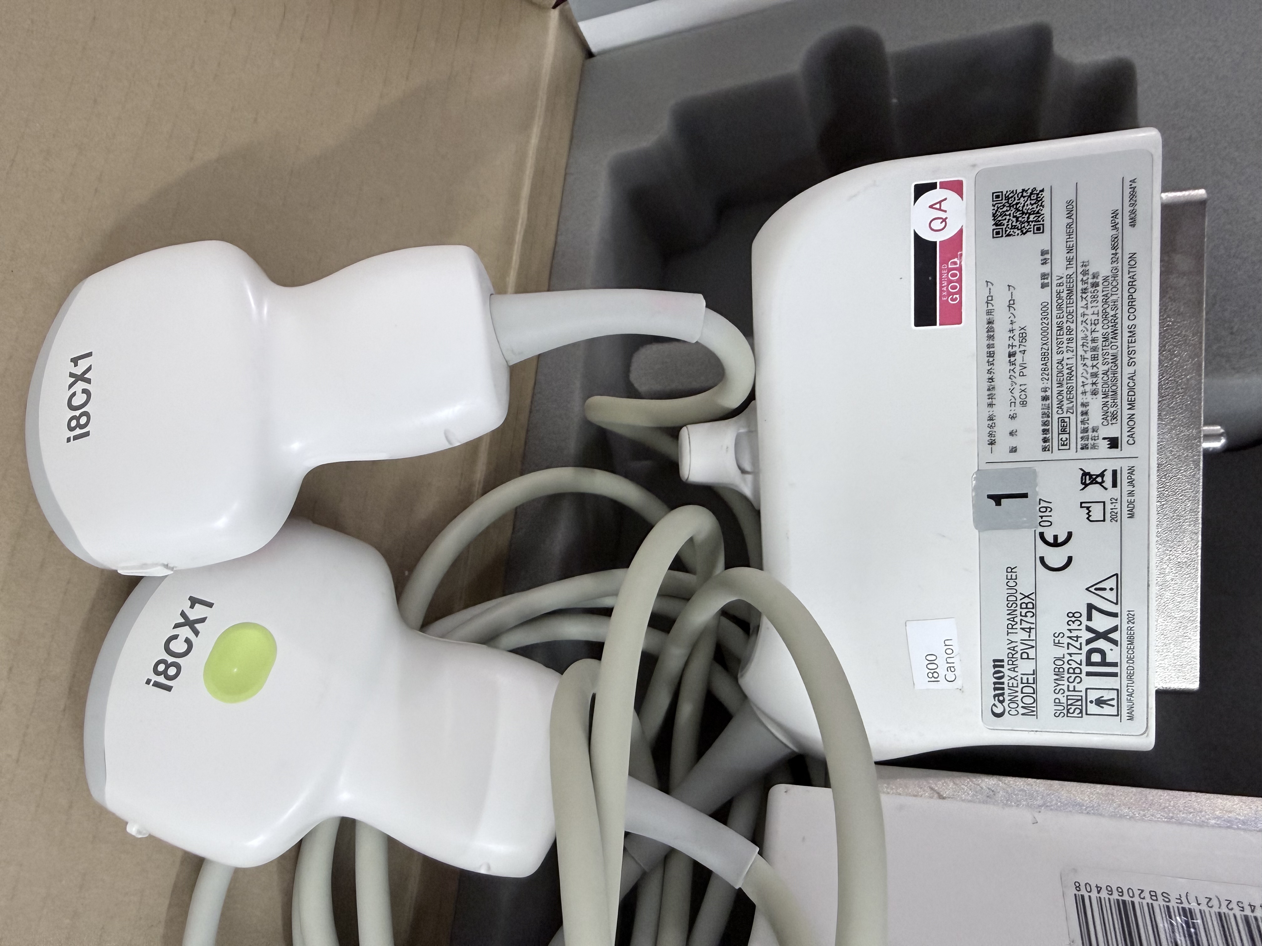 CANON ultrasound probe PVI-475BX i8CX1