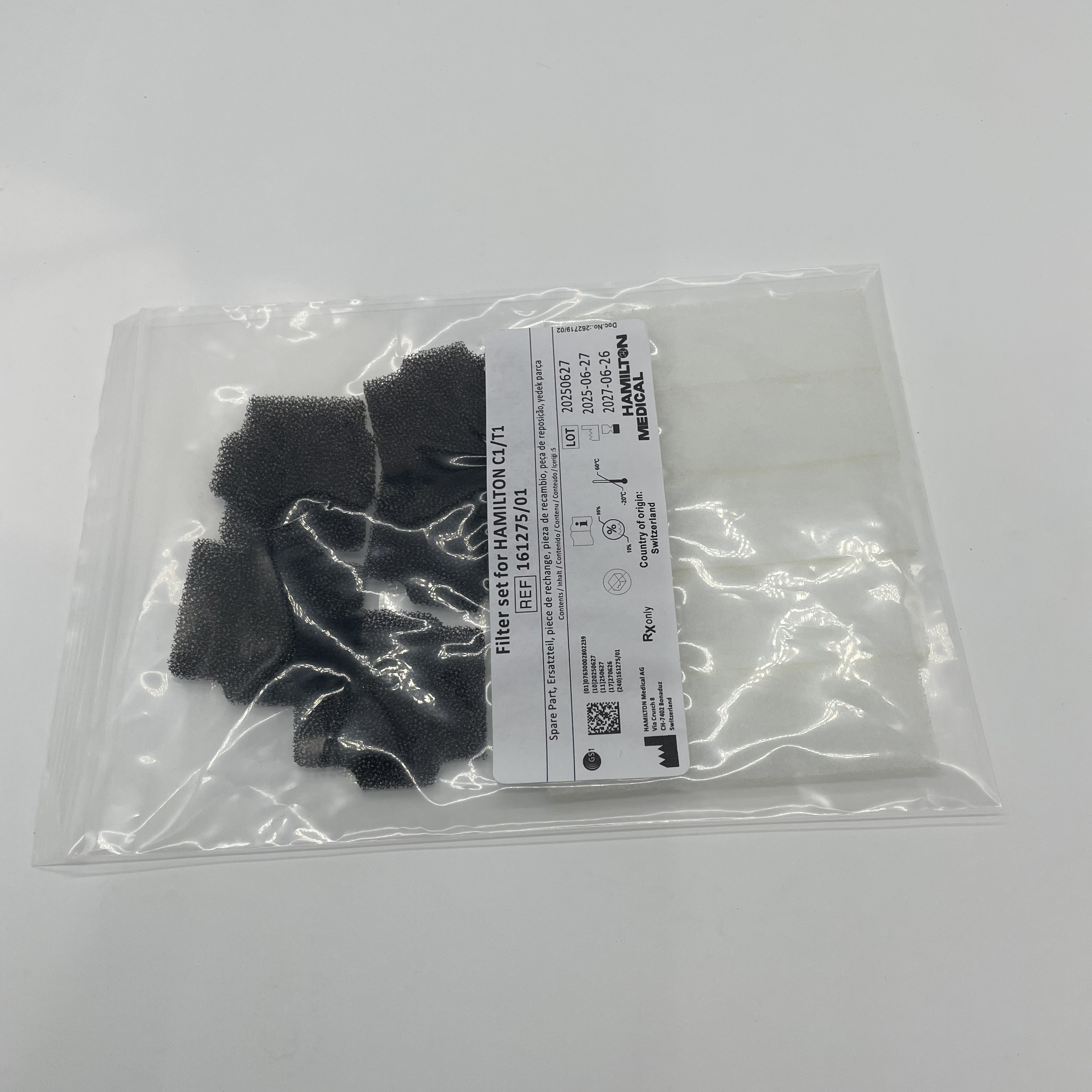 HAMILTON MEDICAL 16127501 C1T1 Ventilator Filter Kit