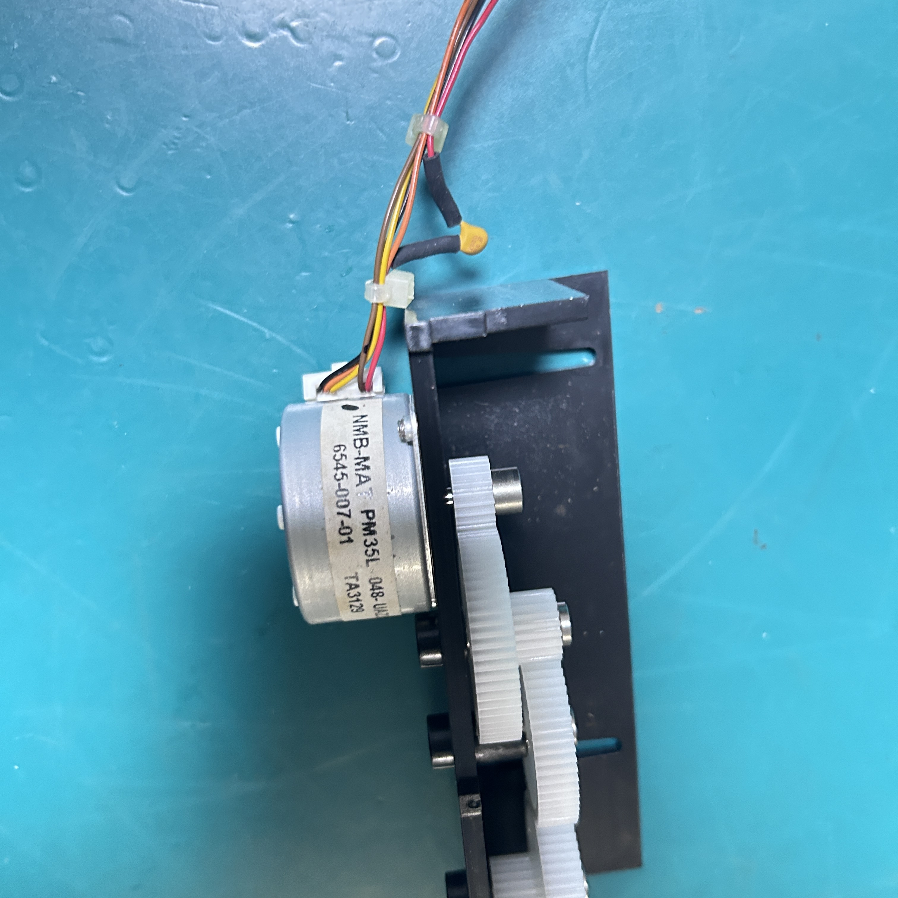 Mortara ELI250C ECG printer motor gear assembly PM35L-048-UAZ3 6545-007-01 TA3129
