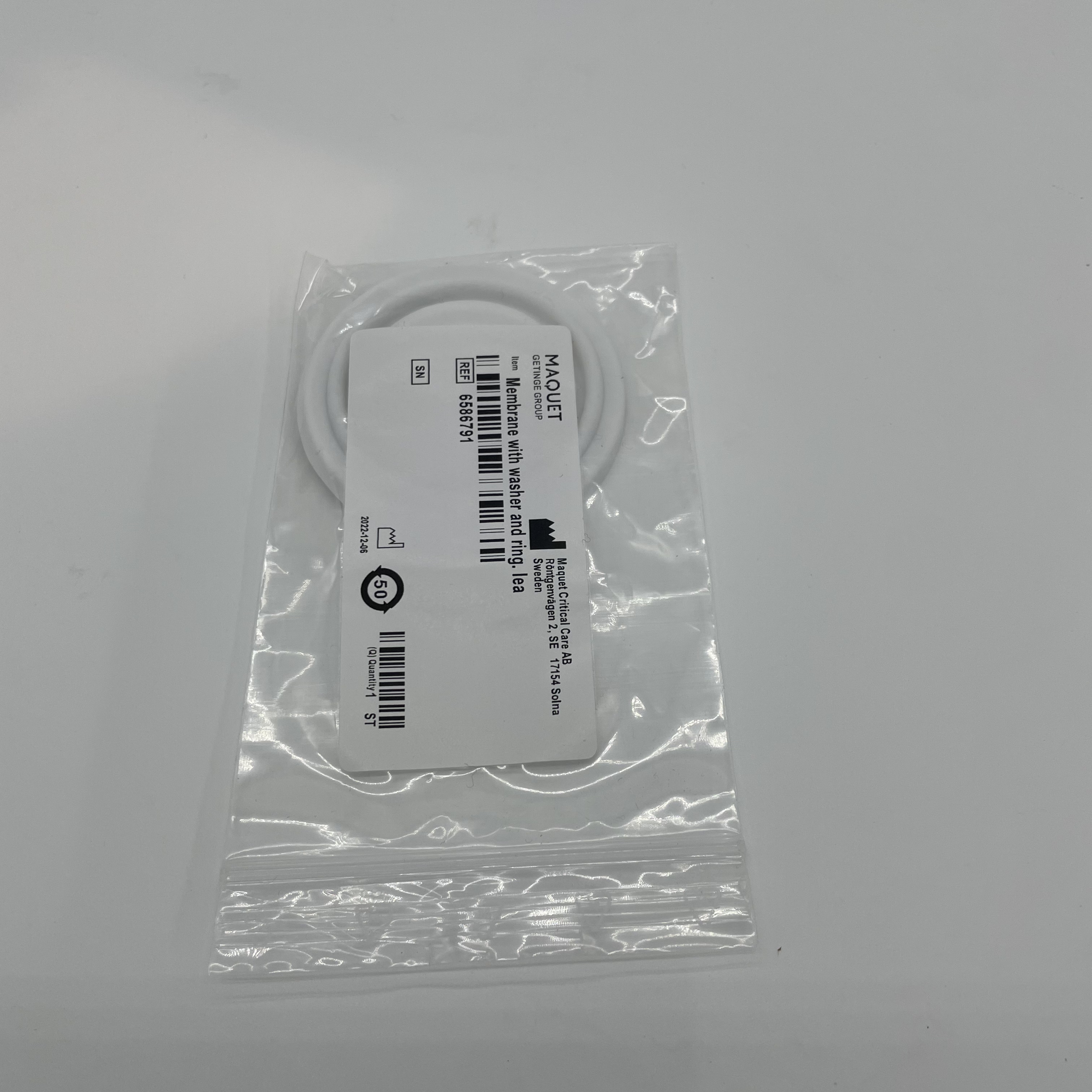 Pemasangan Diafragma Injap Keluar MAQUET Termasuk Gasket dan Cincin6586791