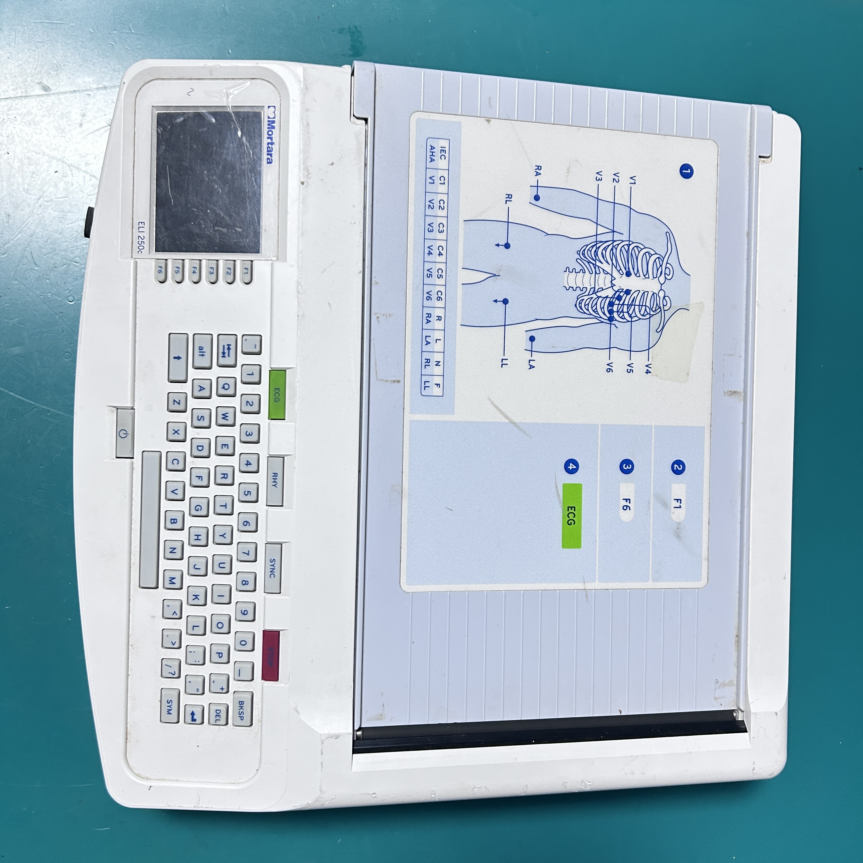 Mortara ELI250C ECG machine used repair
