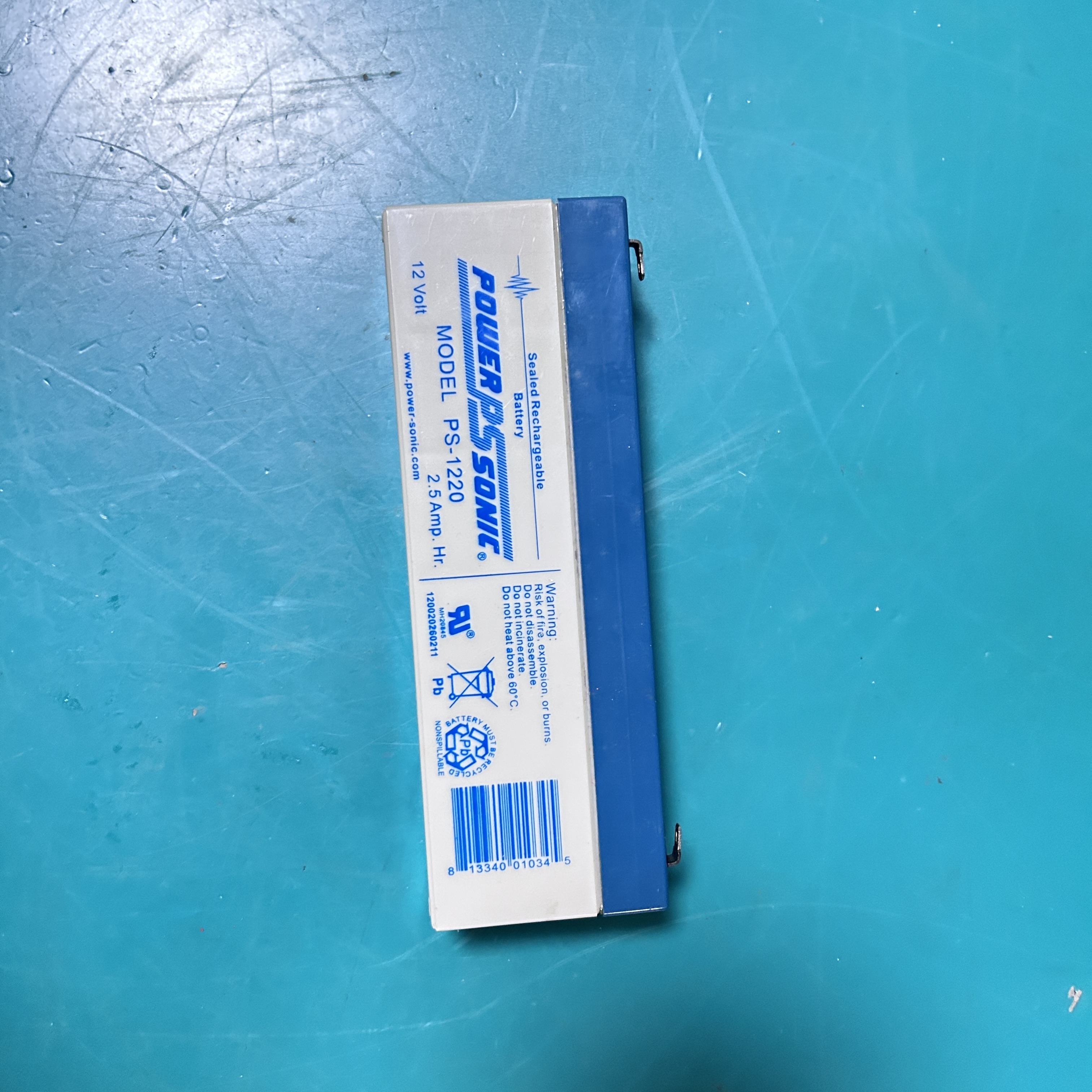 แบตเตอรี่เครื่อง Mortara ELI250C ECG PS -1220 12V 2.5A