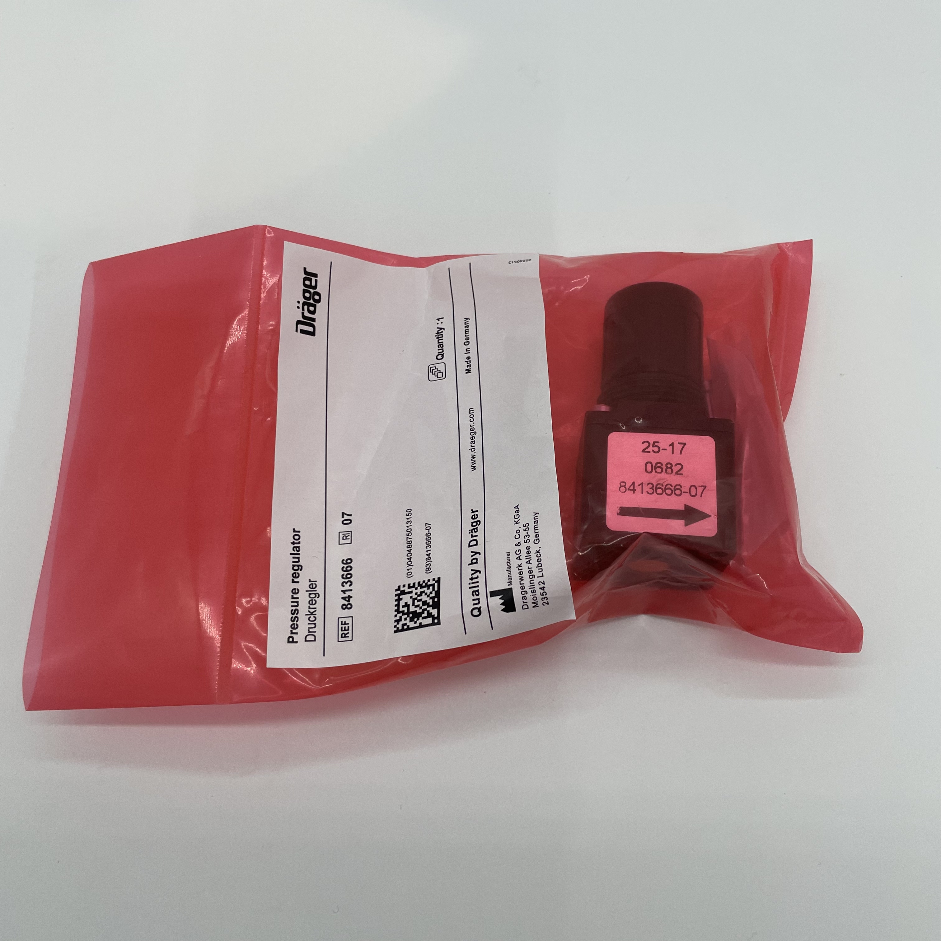 Drager 8413666 Pressure Regulator