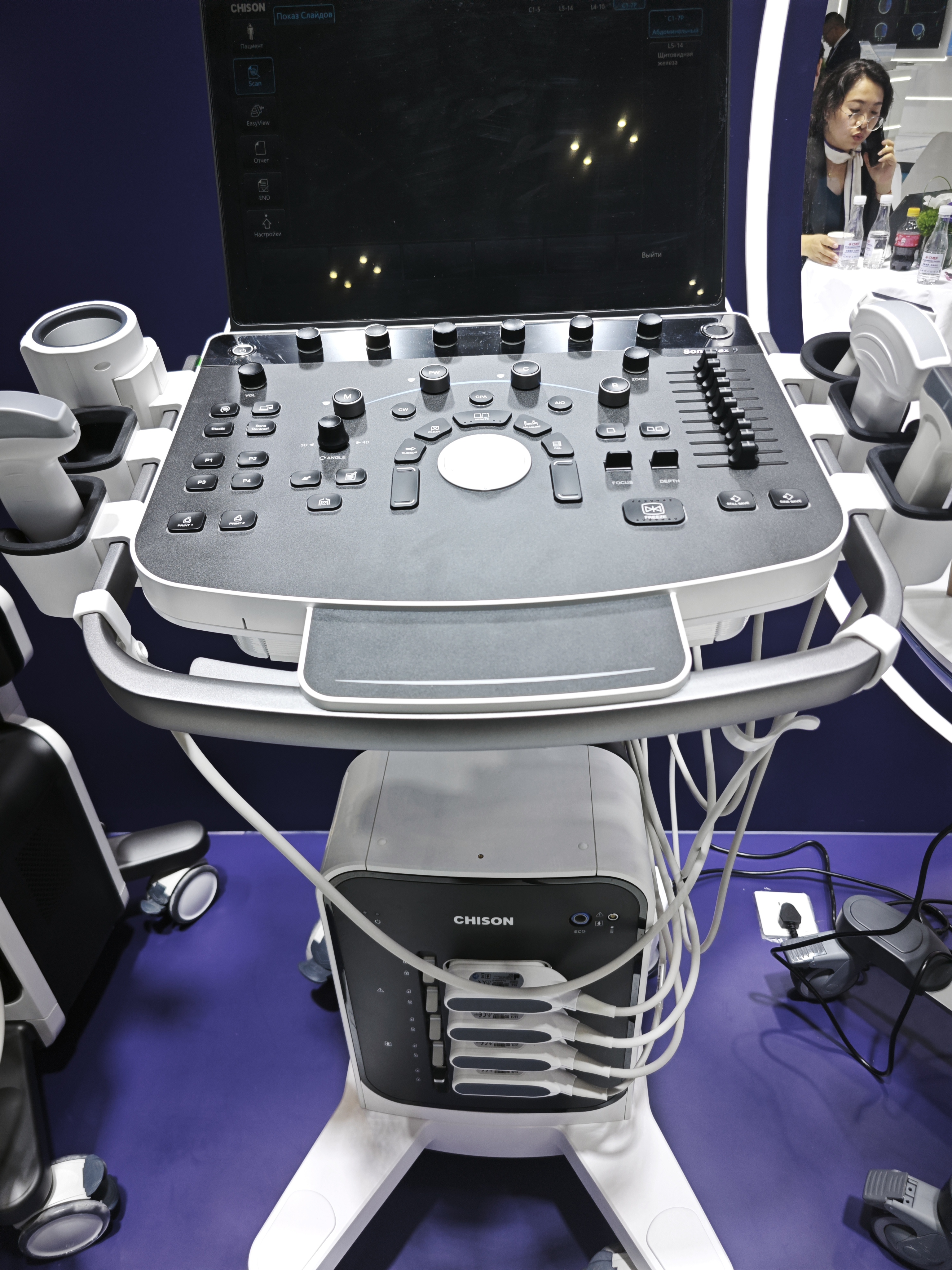 CHISON SonoMax 9 Ultrasound Doppler Warna Desktop Pertengahan hingga Tinggi